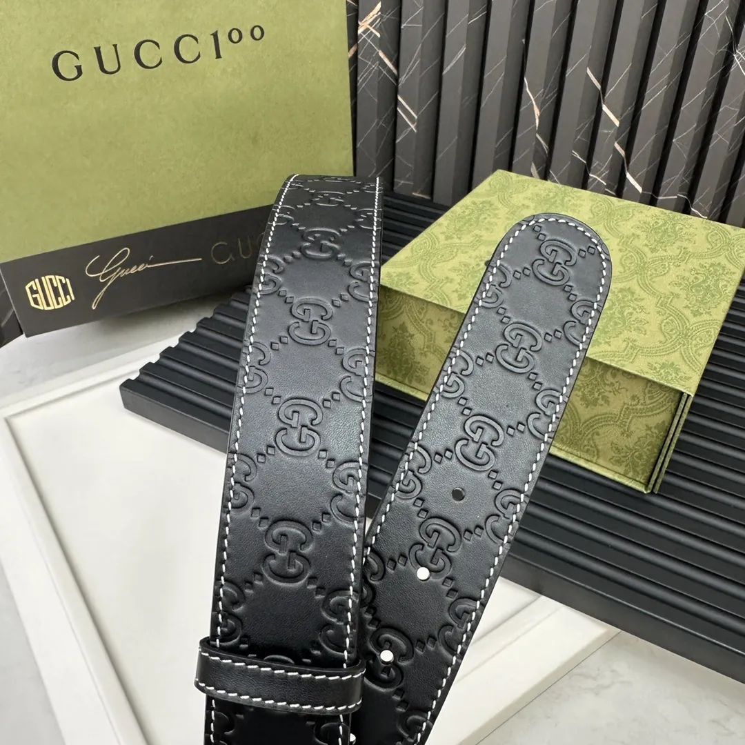 Gucci 新作黒レザーベルト - 画像 (7)