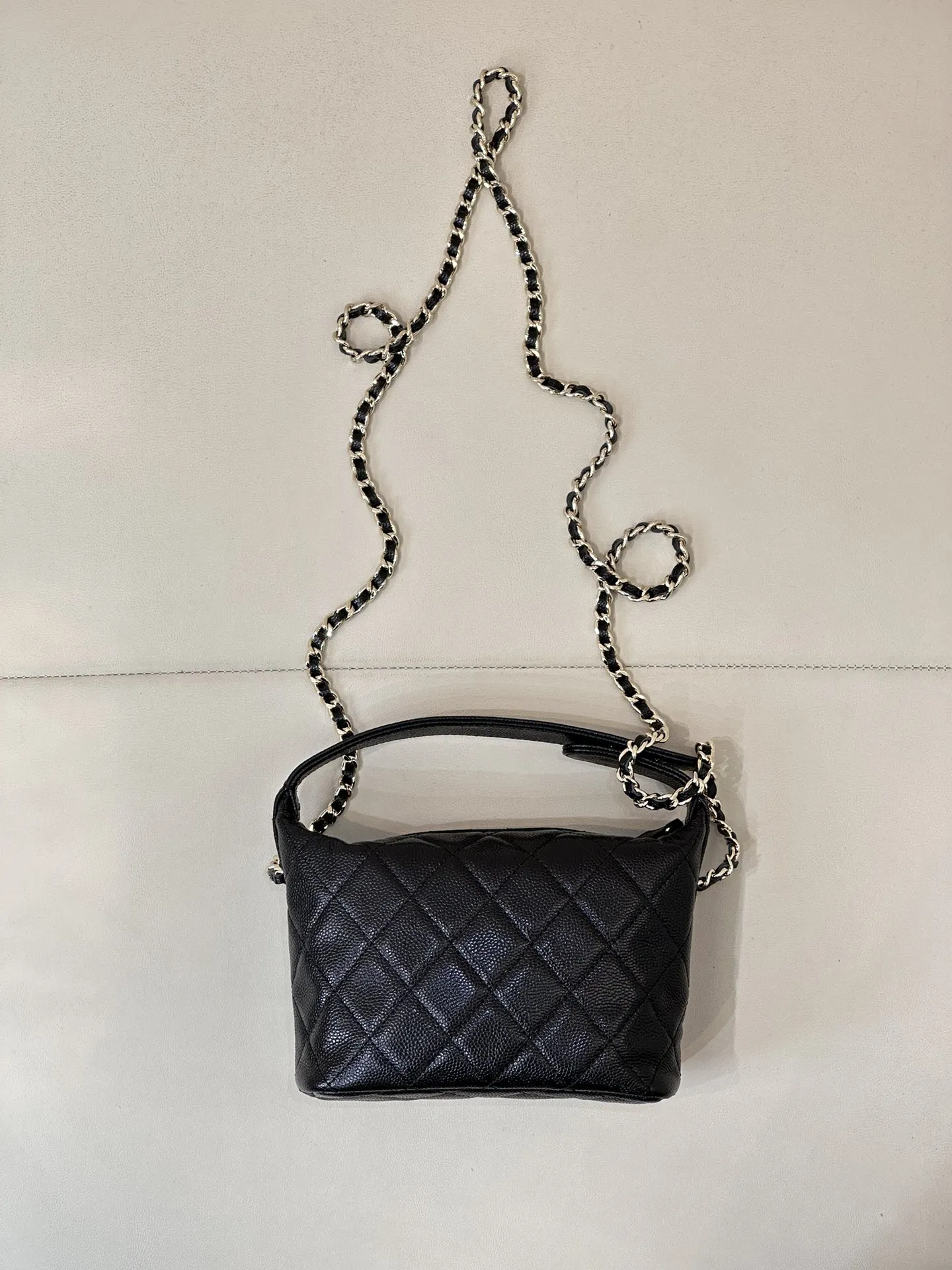 CHANEL 25c新しいランチボックスバッグ ブラック クイiltedデザイン - 画像 (8)