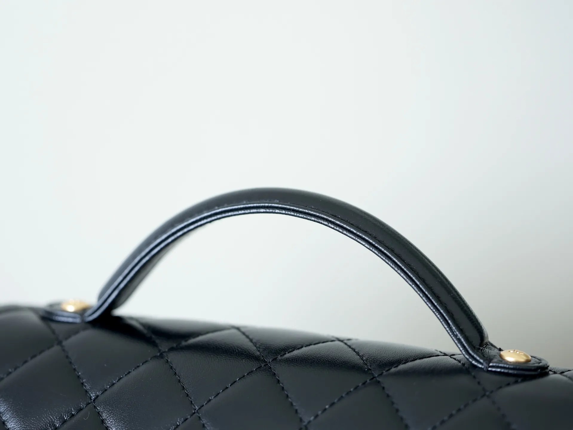 CHANEL 25Pケリーバッグ ブラック クイilted - 画像 (9)