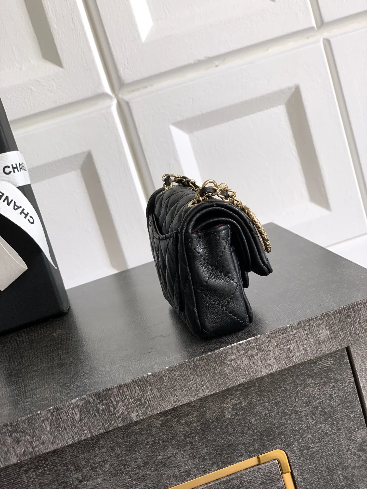 CHANEL 25A ミニ愛心ハートCFバッグ ワインレッド - 画像 (3)