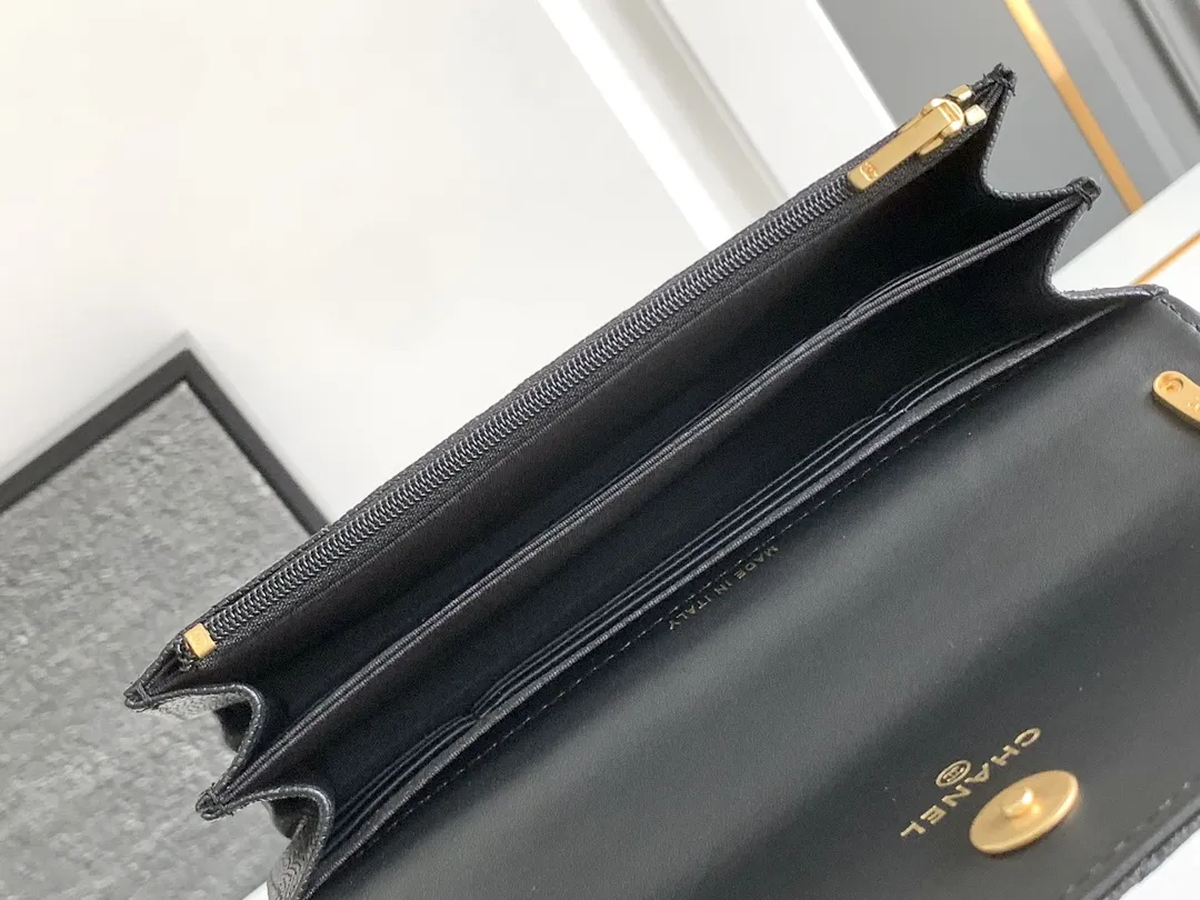 CHANEL 黒金鎖WOCバッグ スタイル6467 - 画像 (10)
