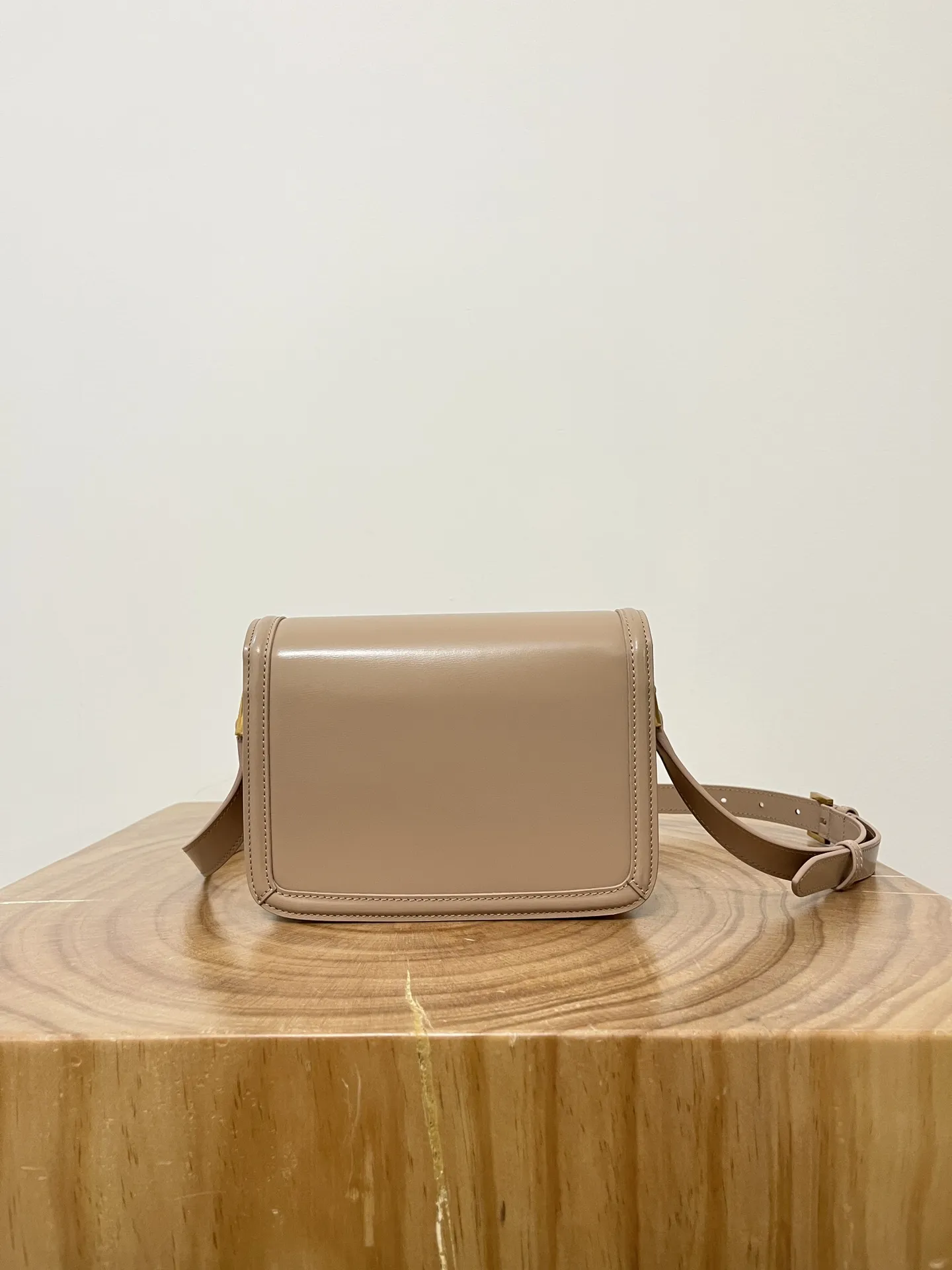 SAINT LAURENT ベージュ ボックスバッグ 小サイズ - 画像 (10)