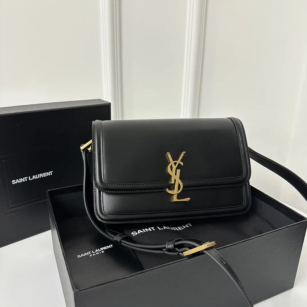 SAINT LAURENT 黒 大号豆腐バッグ