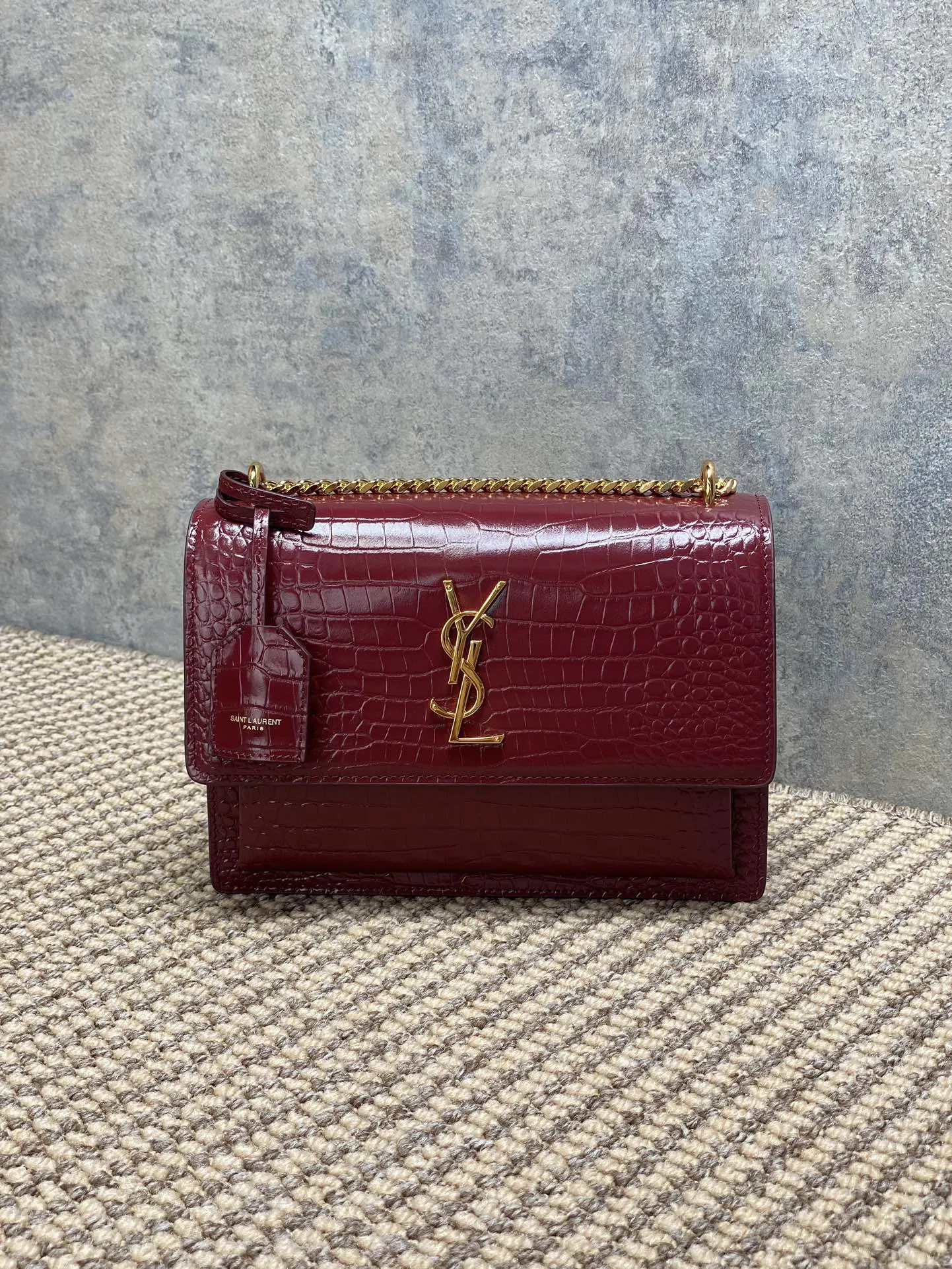 Yves Saint Laurent 枣红色鞄