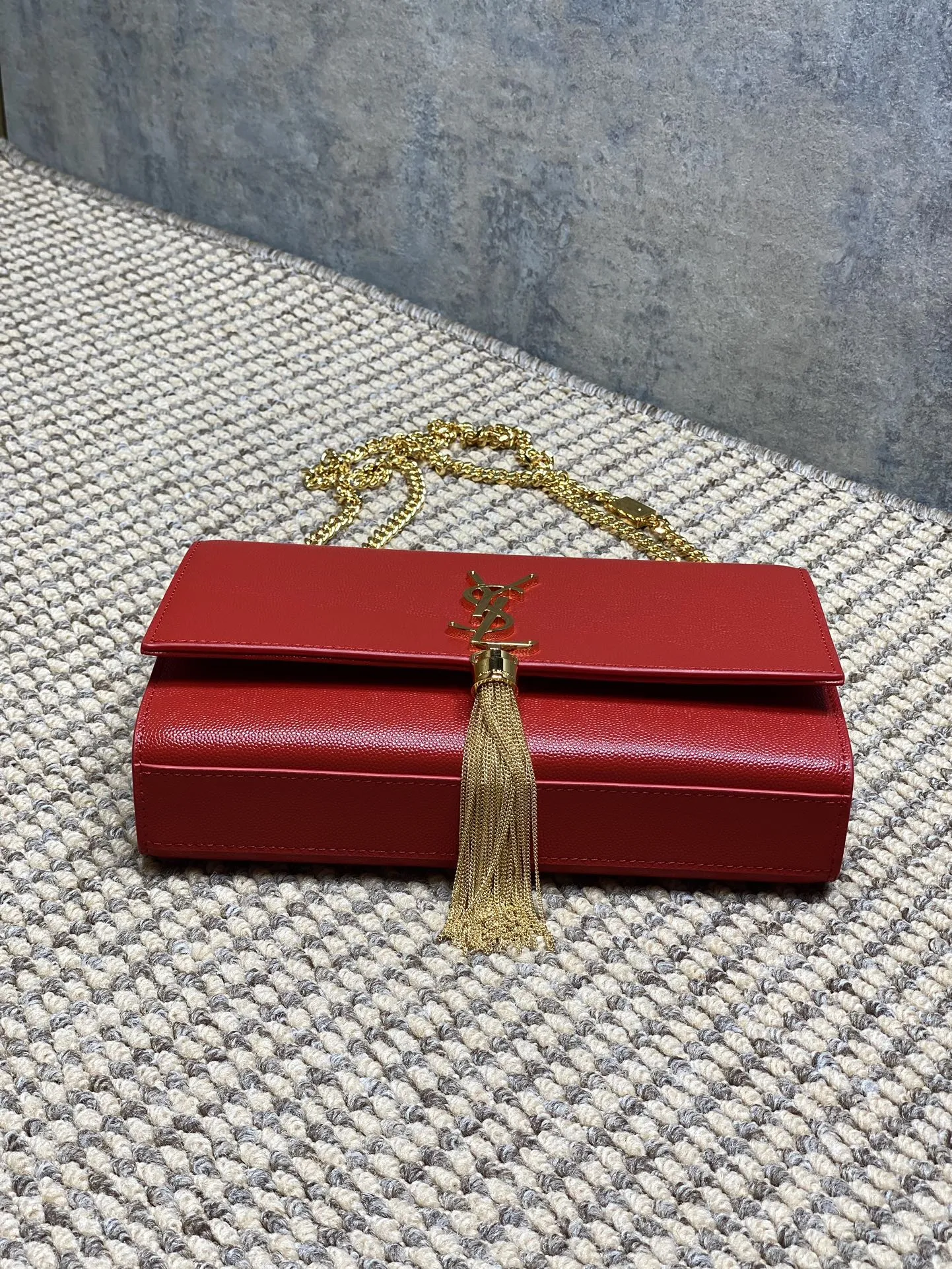 Yves Saint Laurent レッド流苏小包大号 - 画像 (4)