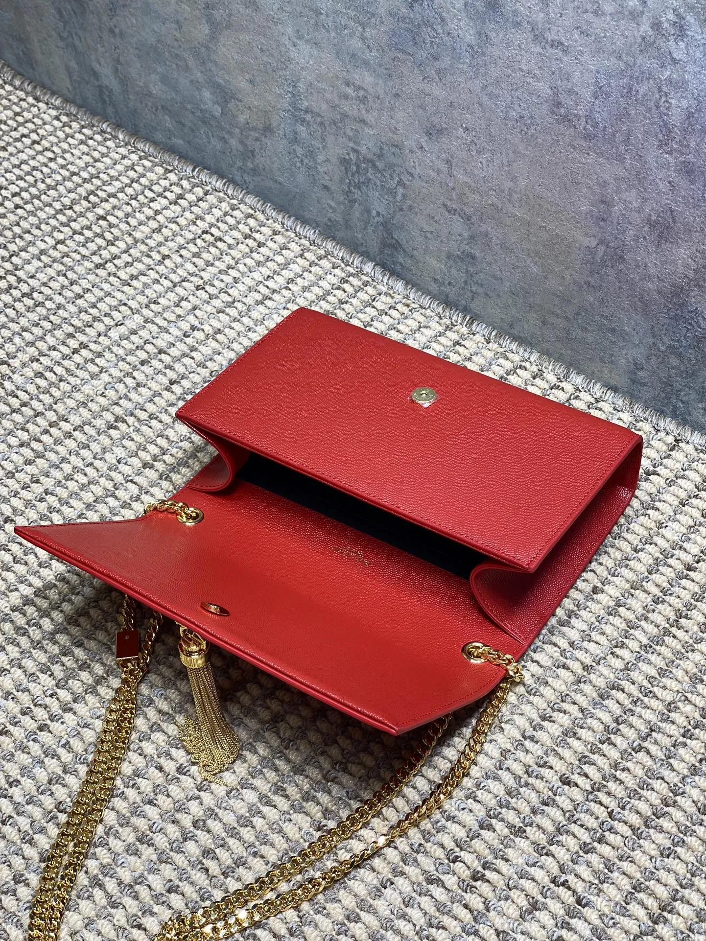 Yves Saint Laurent レッド流苏小包大号 - 画像 (6)