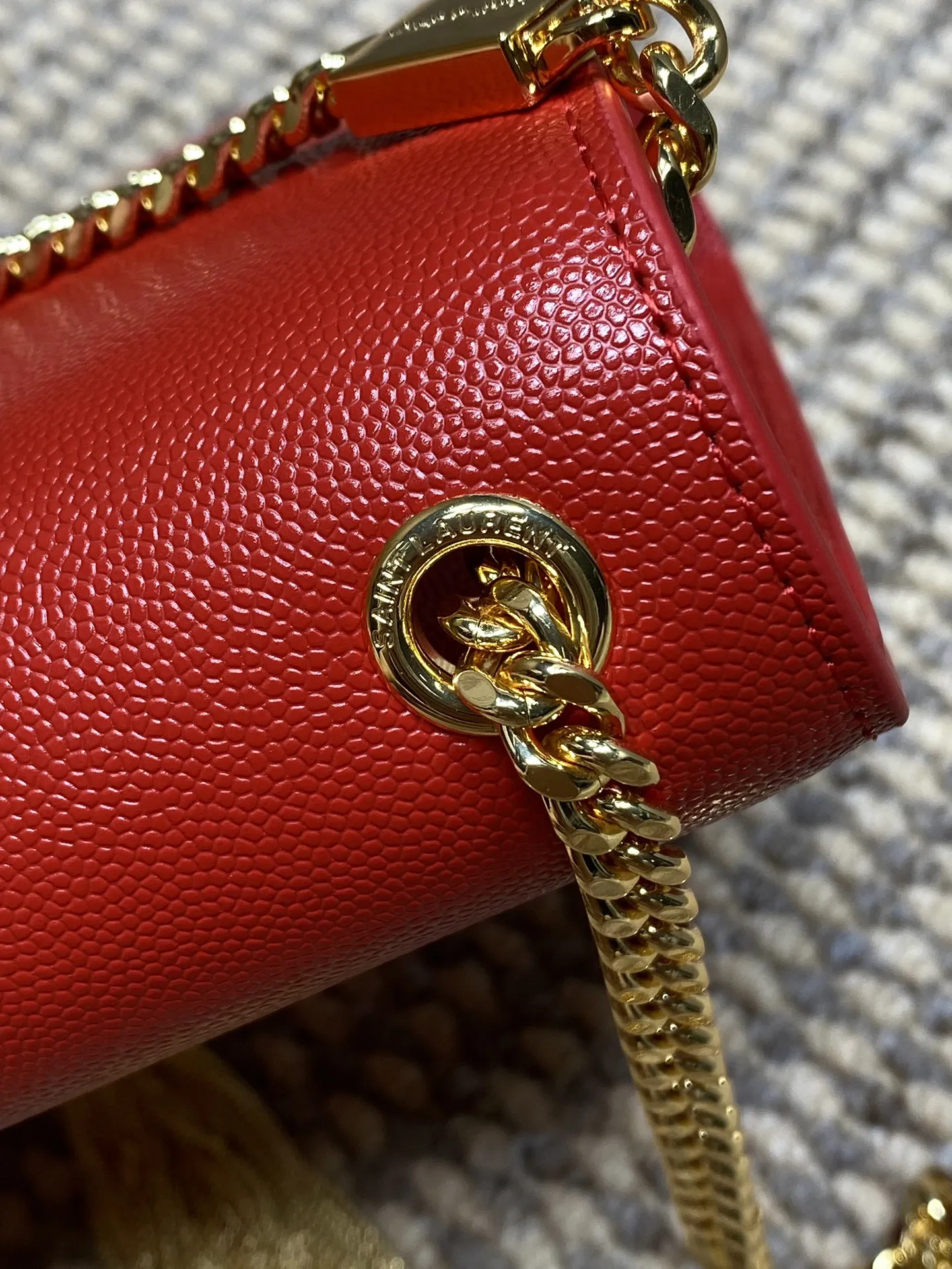 Yves Saint Laurent レッド流苏小包大号 - 画像 (8)