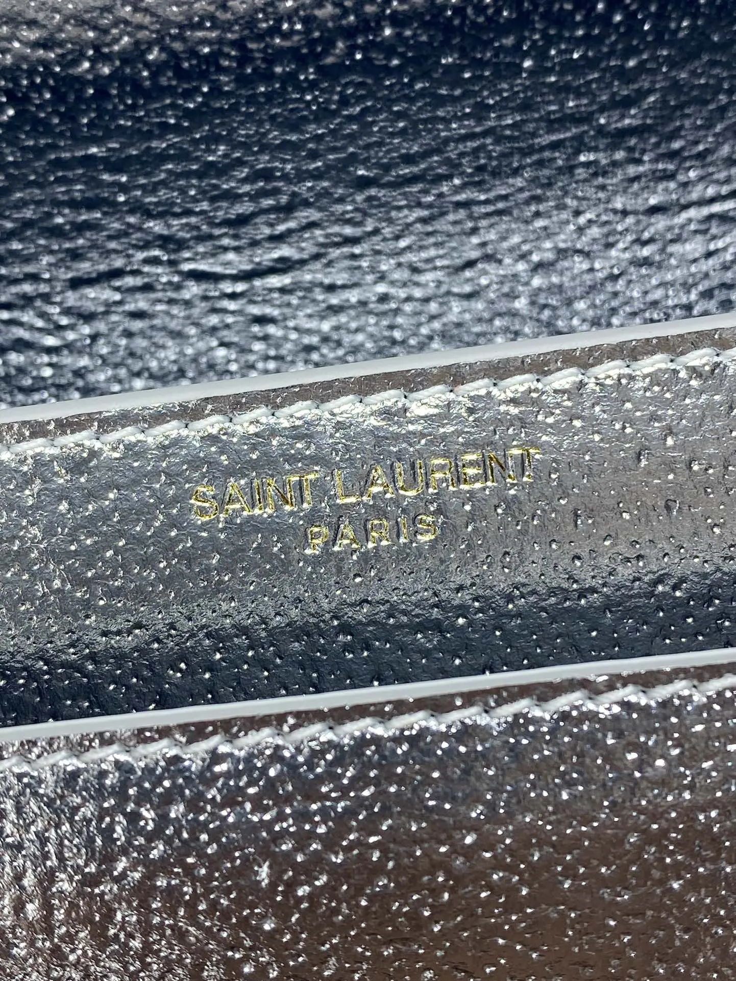 Yves Saint Laurent シルバー サンセットバッグ - 画像 (8)