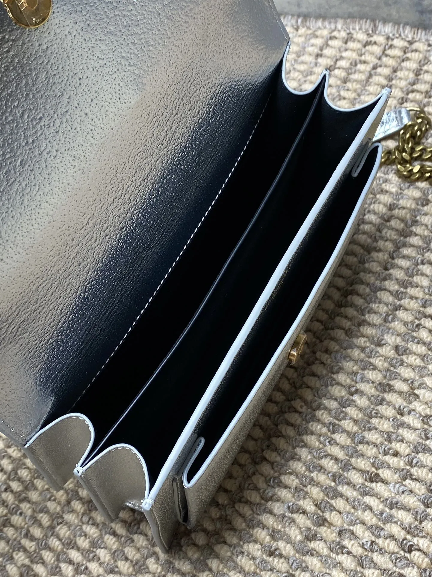 Yves Saint Laurent シルバー サンセットバッグ - 画像 (10)