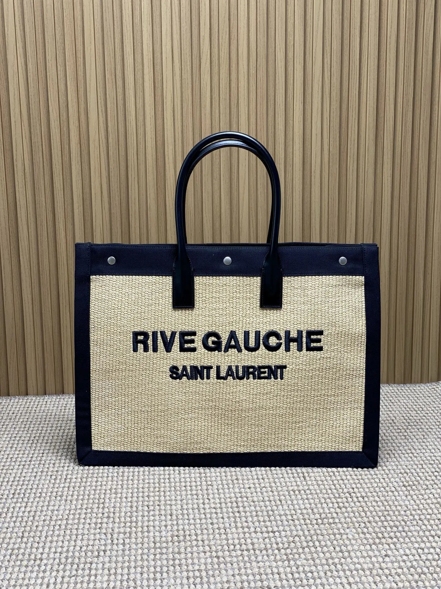 Yves Saint Laurent 杏色 Rive Gauche Tote