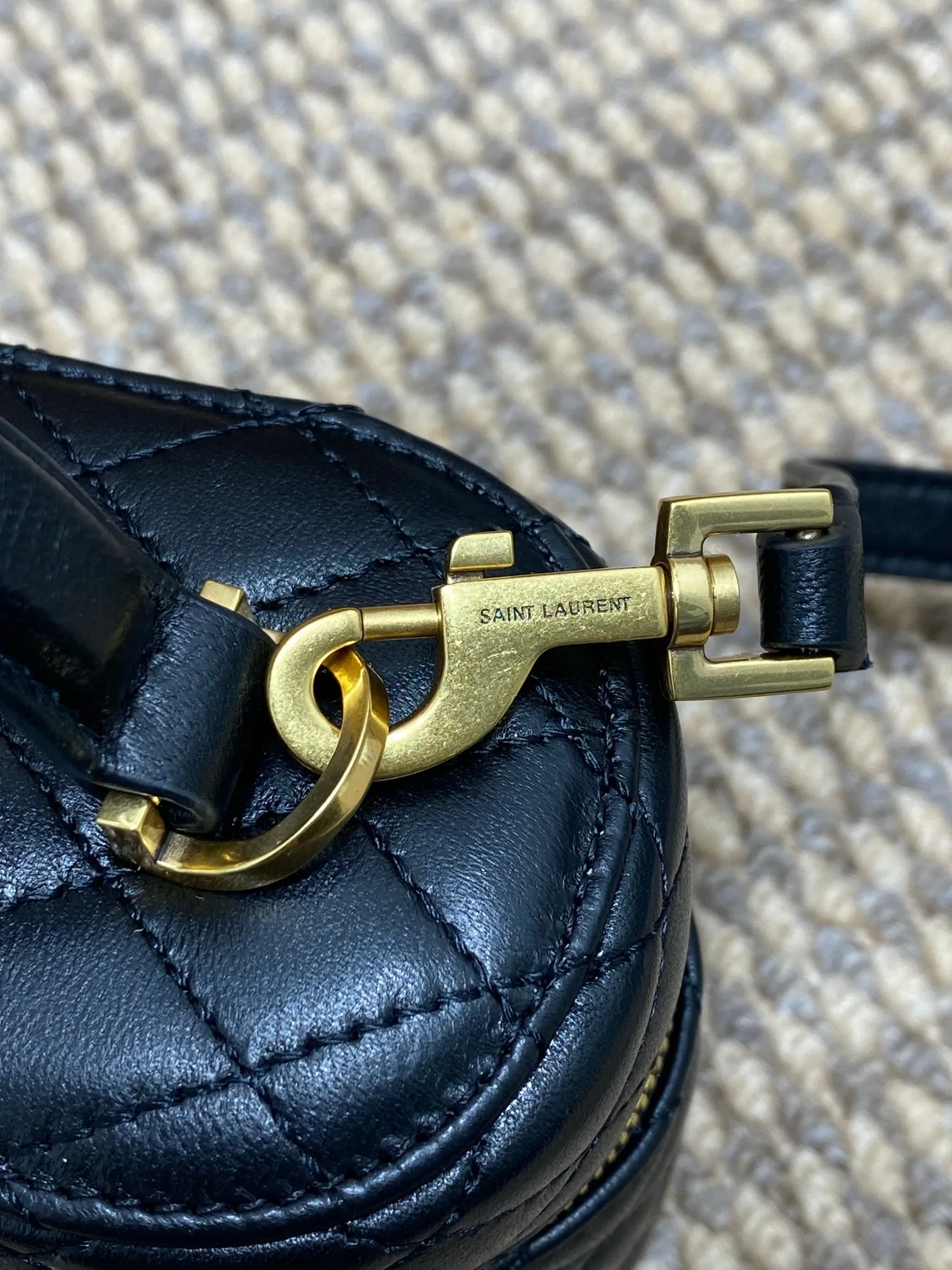 Yves Saint Laurent ネイビー ボックスバッグ - 画像 (7)