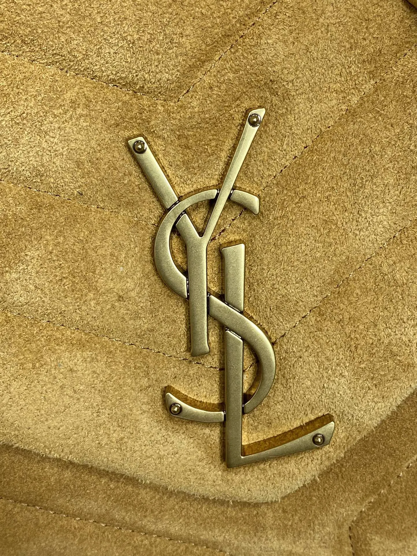 Yves Saint Laurent イエロー麂皮大号長形信封挎包 - 画像 (6)