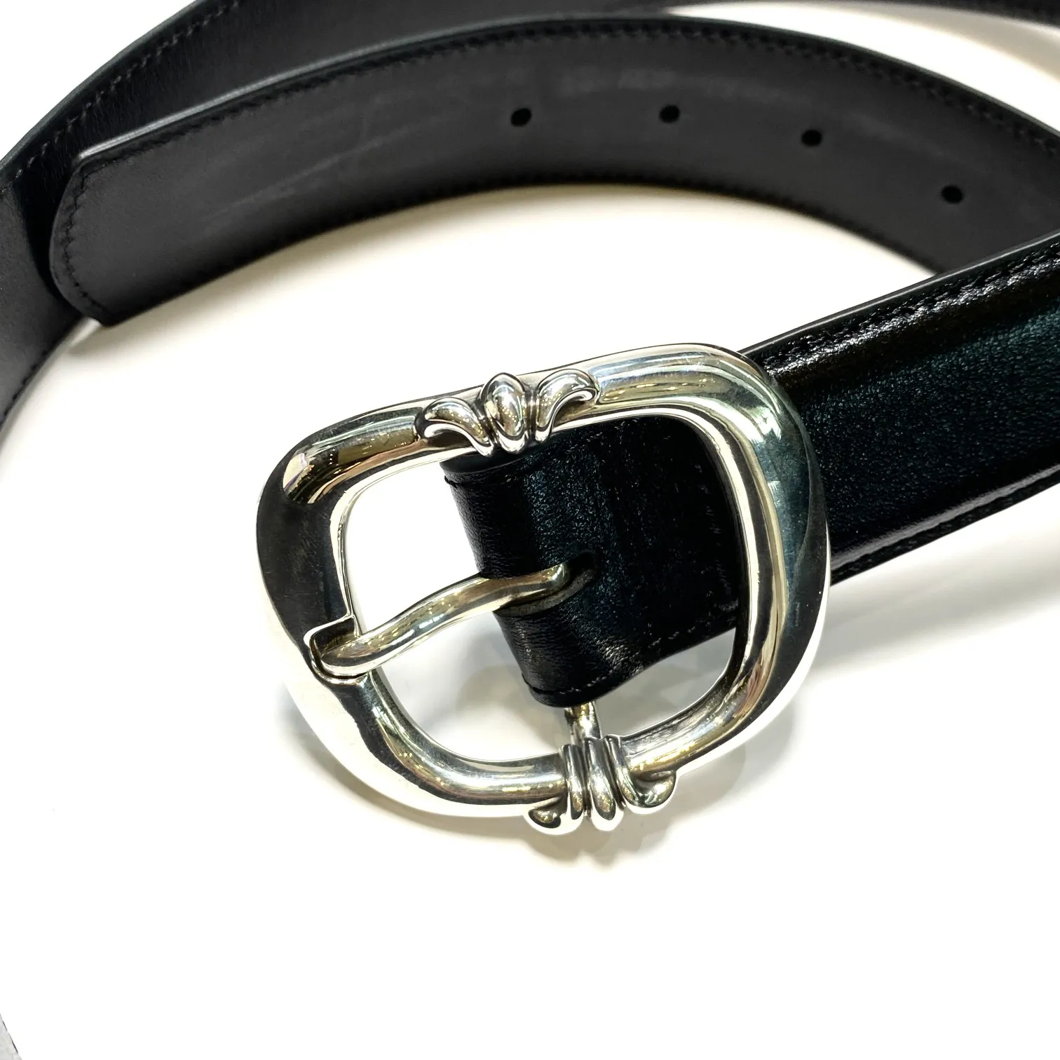 Chrome Hearts 新作黒骨花シルバーベルト - 画像 (3)