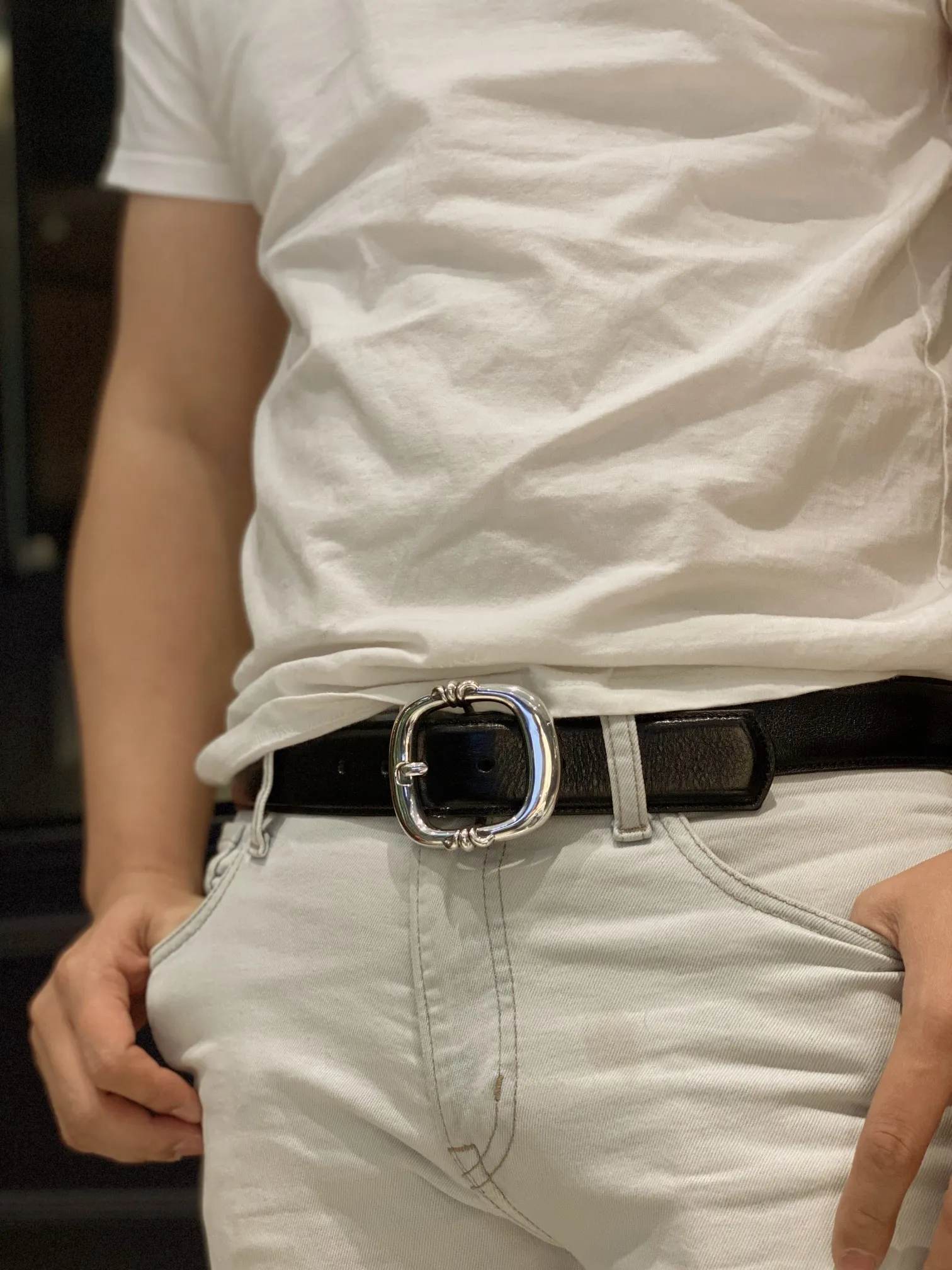 Chrome Hearts 新作黒骨花シルバーベルト - 画像 (10)