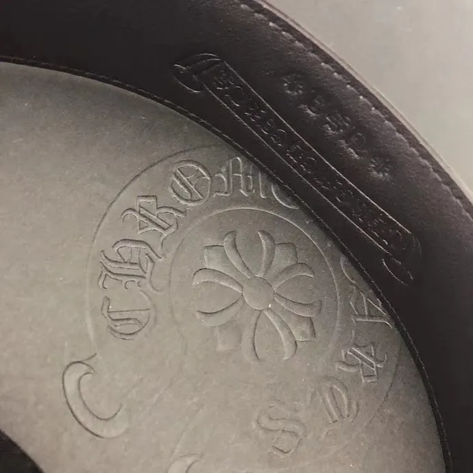 Chrome Hearts 新作黒レザーベルト - 画像 (3)