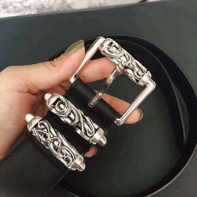 Chrome Hearts 新作黒レザーベルト - 画像 (6)