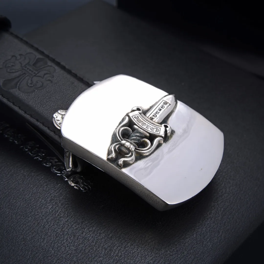Chrome Hearts 新作シルバー剣モチーフベルトバ buckle - 画像 (6)