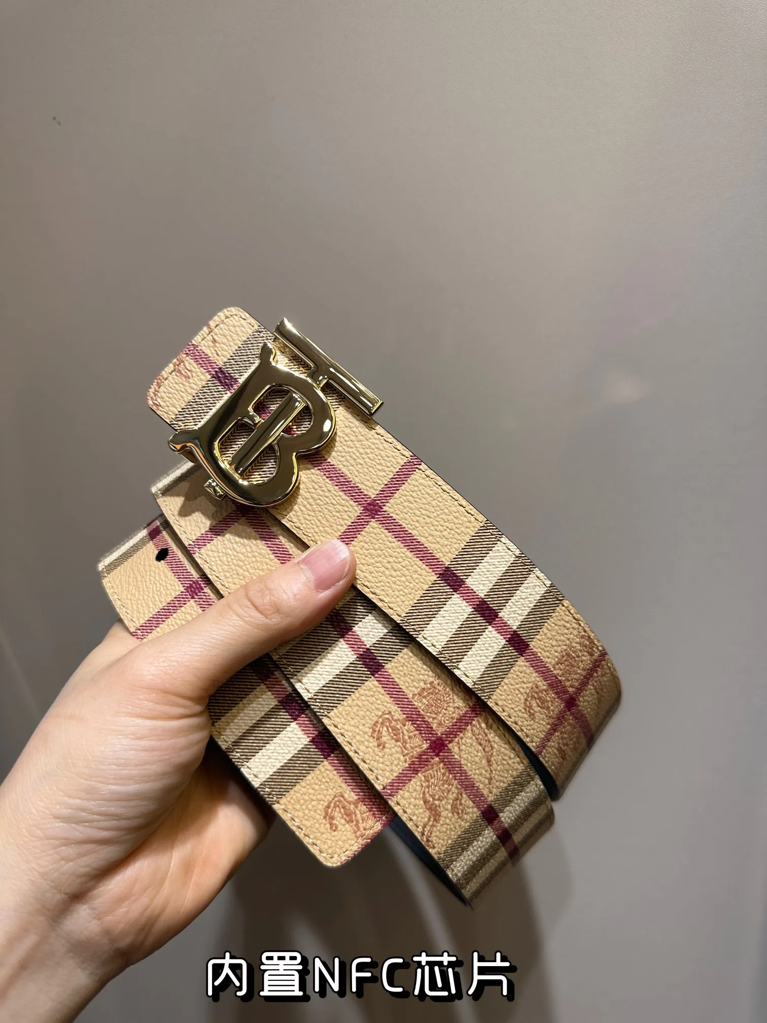 バーバリー TBシリーズ 新作 ベルト グレー - 画像 (5)