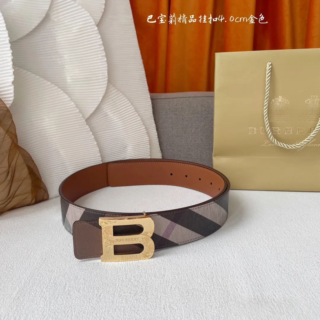 BURBERRY新作クラシックチェックPVCベルト - 画像 (3)