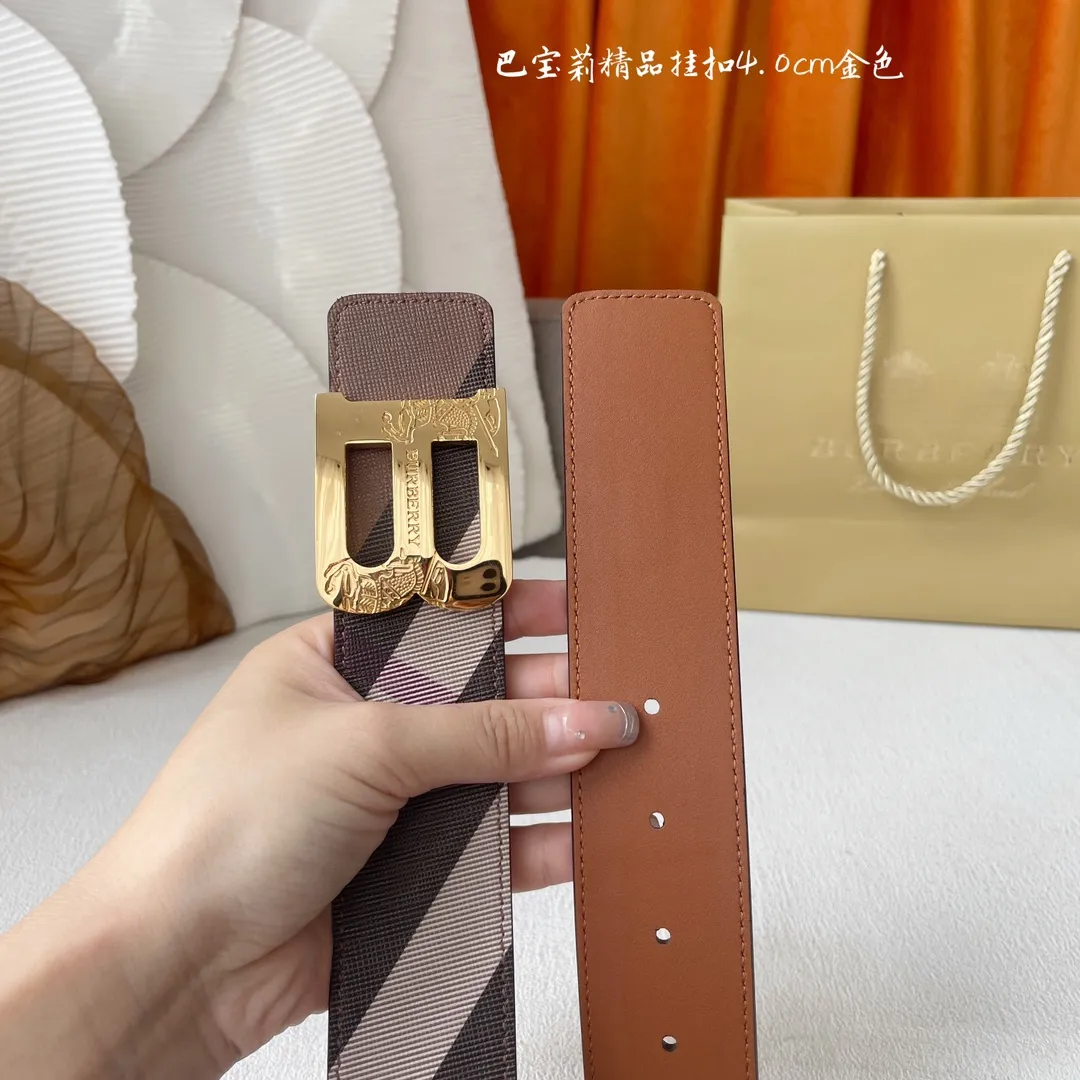 BURBERRY新作クラシックチェックPVCベルト - 画像 (5)