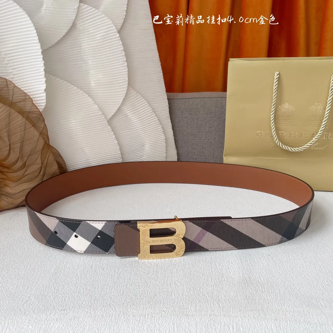 BURBERRY新作クラシックチェックPVCベルト - 画像 (6)