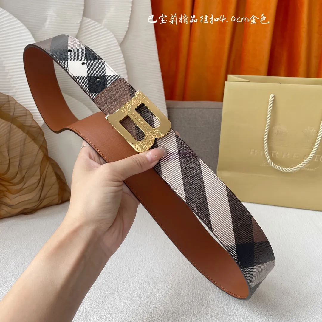 BURBERRY新作クラシックチェックPVCベルト - 画像 (7)