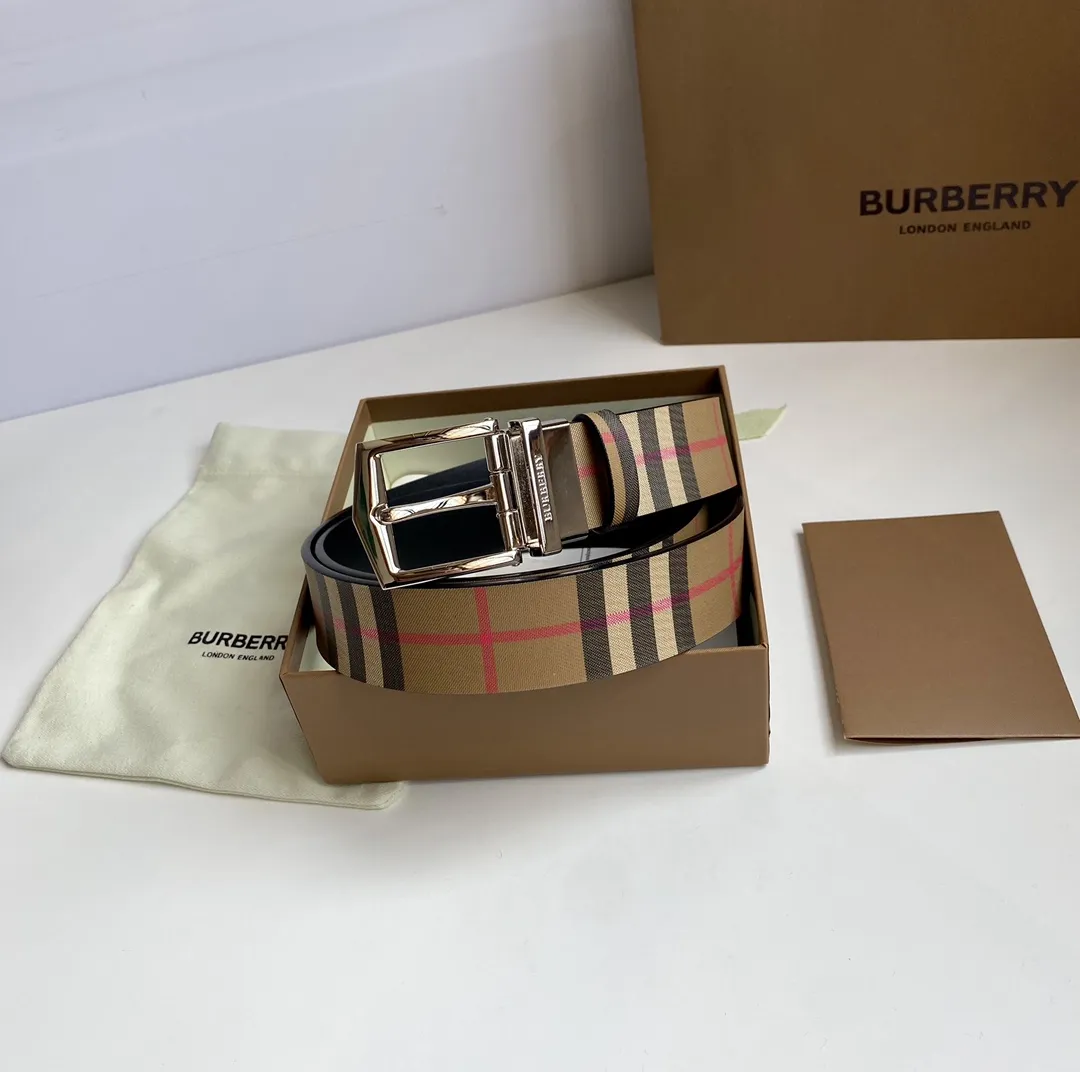 Burberry 新作イタリア製ベルト ヴィンテージチェック - 画像 (6)