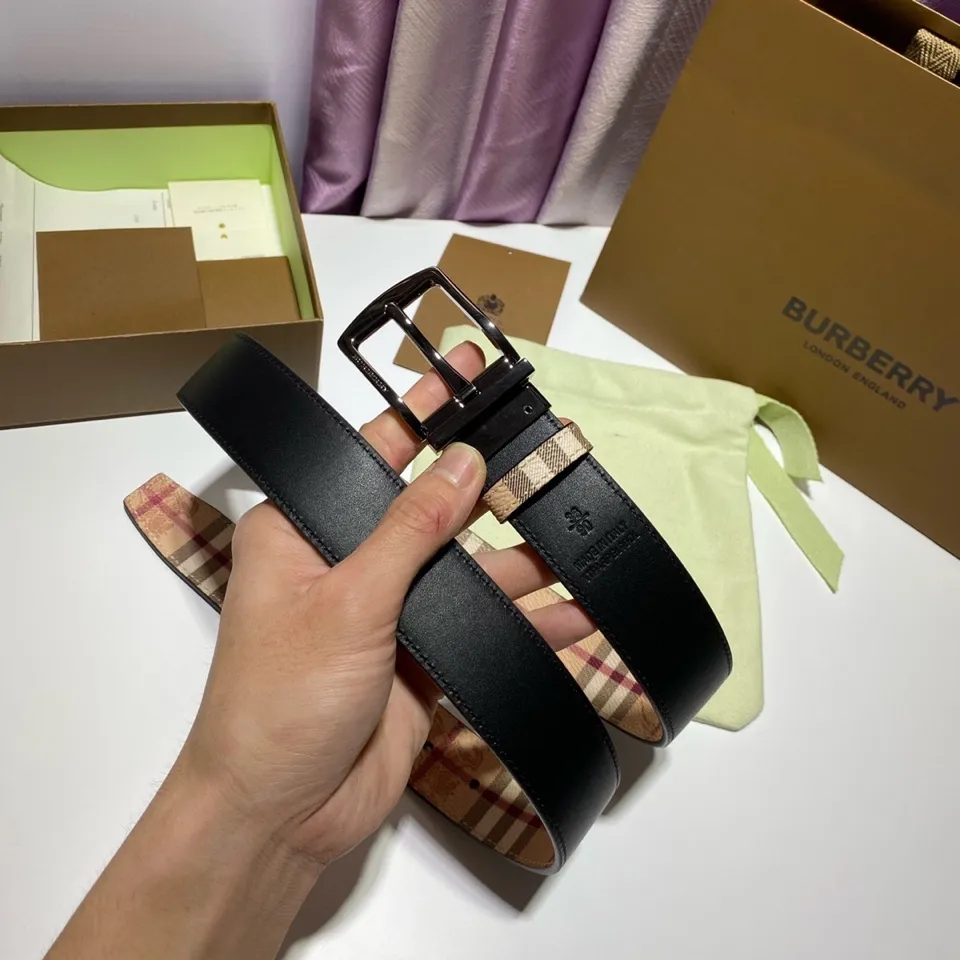 バーバリー 新作 ピンクチェック ベルト - 画像 (7)