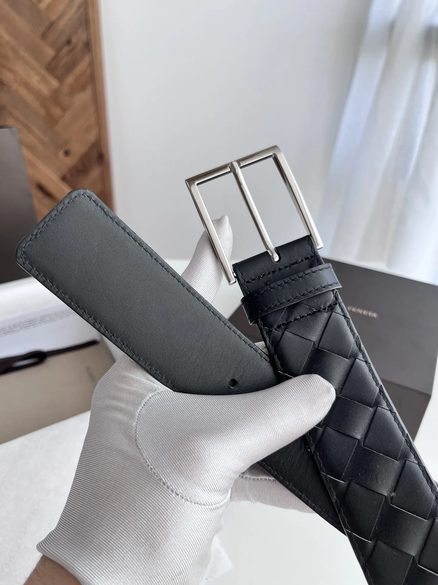 BV 2024新作黒ワイドベルト - 画像 (5)