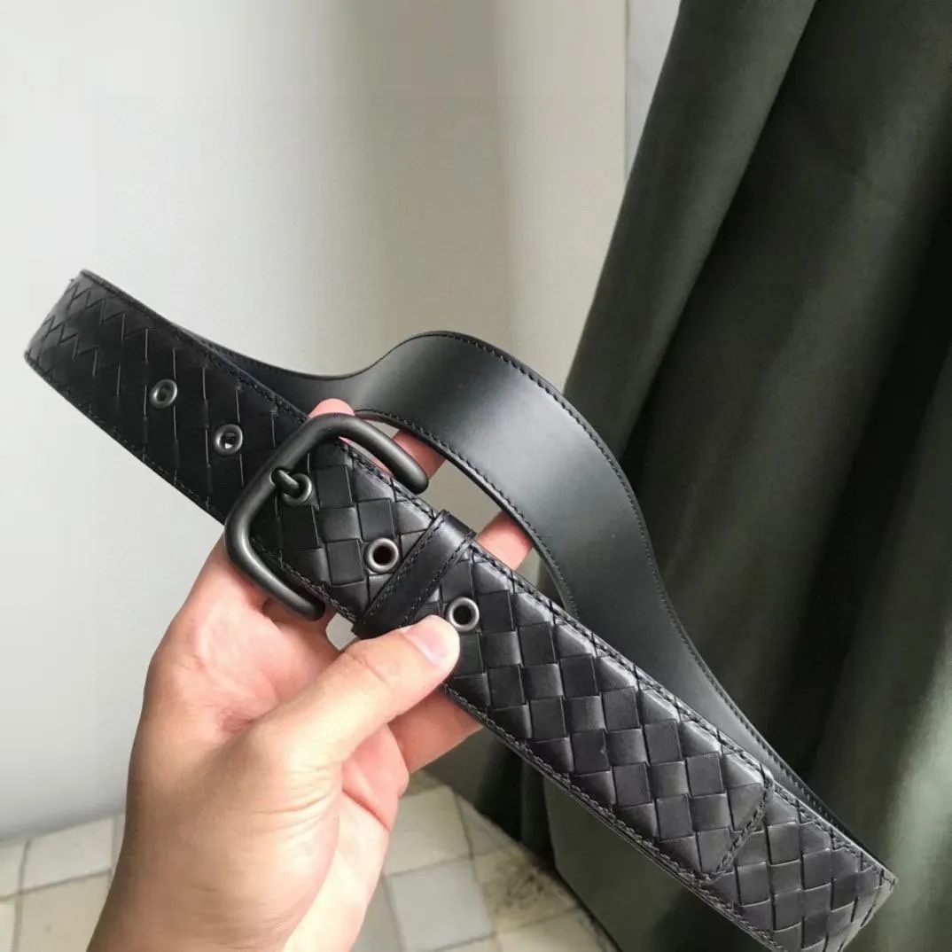Bottega Veneta 新作黒編み込み皮ベルト - 画像 (10)