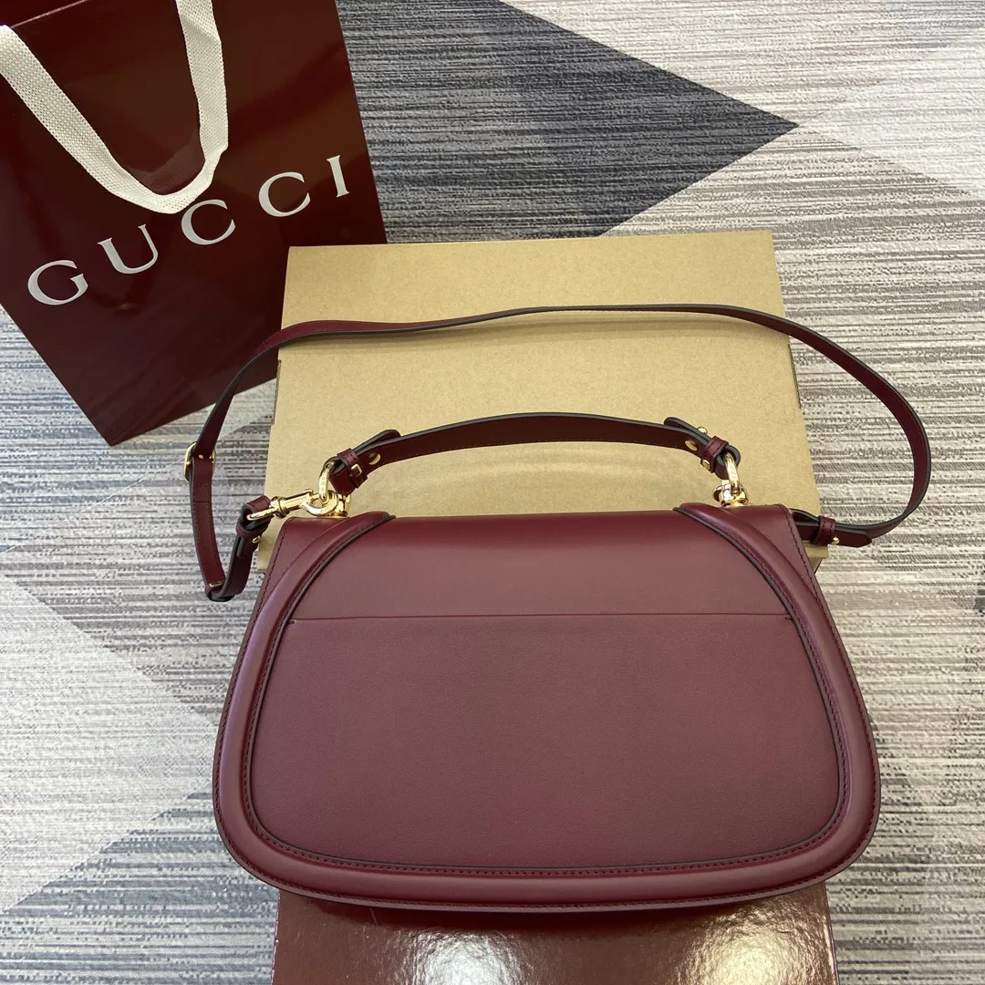 Gucci Blondie中号手提包 アンコラレッド - 画像 (3)