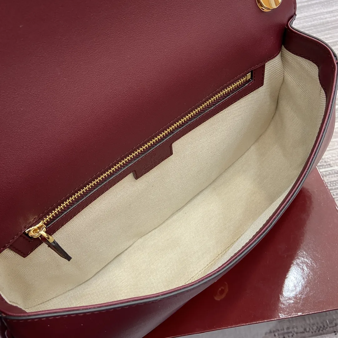 Gucci Blondie中号手提包 アンコラレッド - 画像 (10)