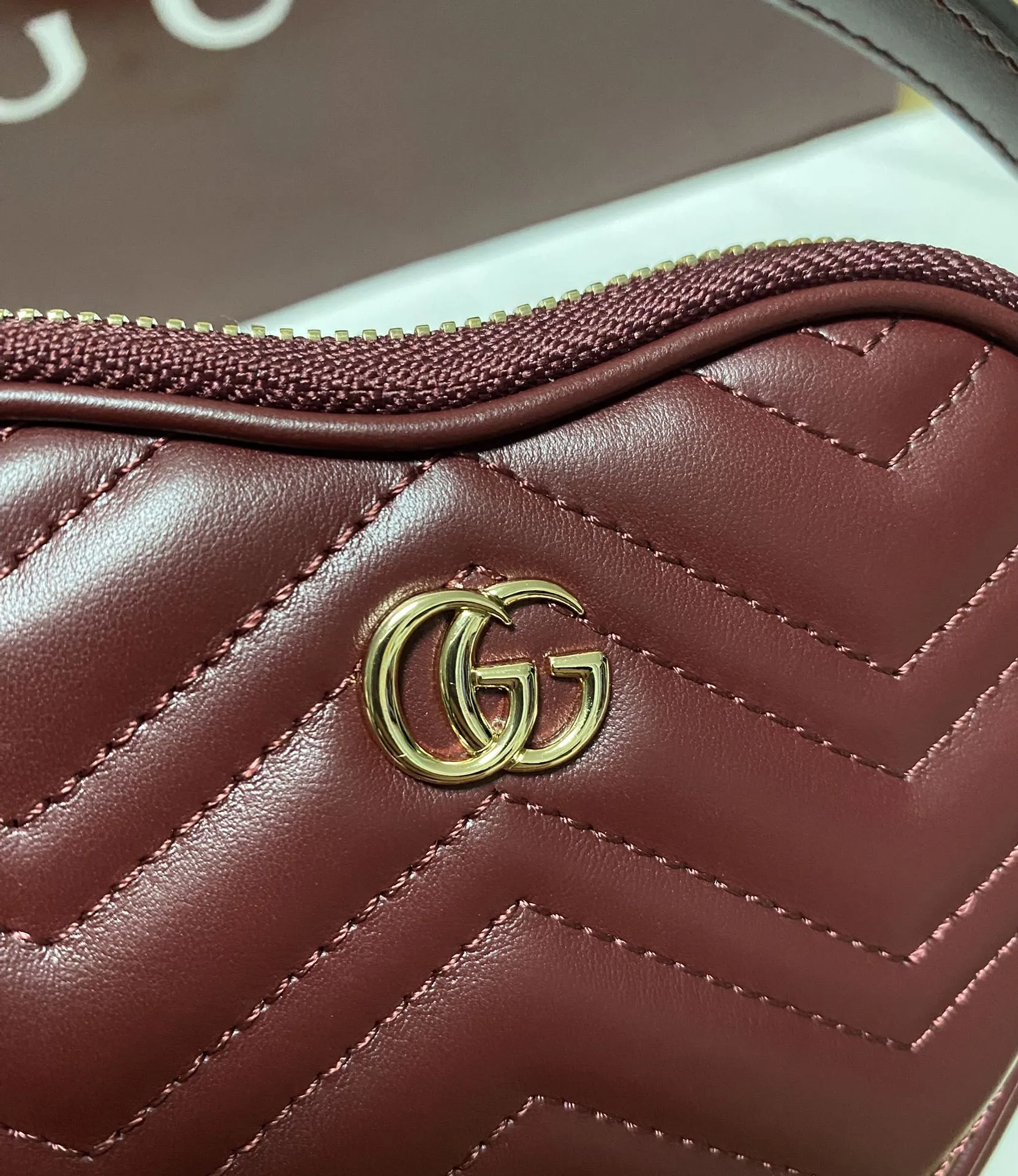 Gucci マルモント ハート型バッグ アンコールレッド - 画像 (5)