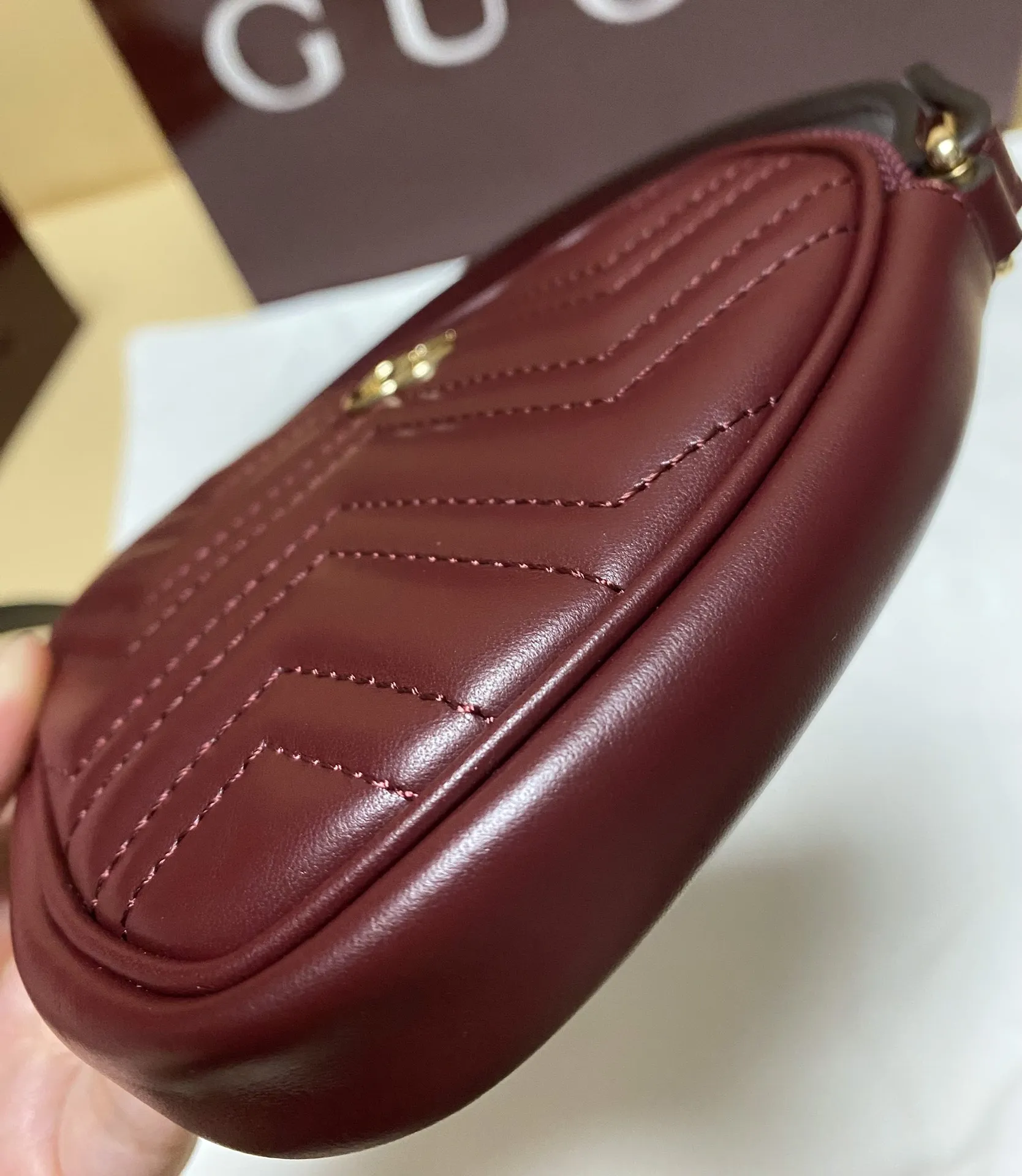 Gucci マルモント ハート型バッグ アンコールレッド - 画像 (7)