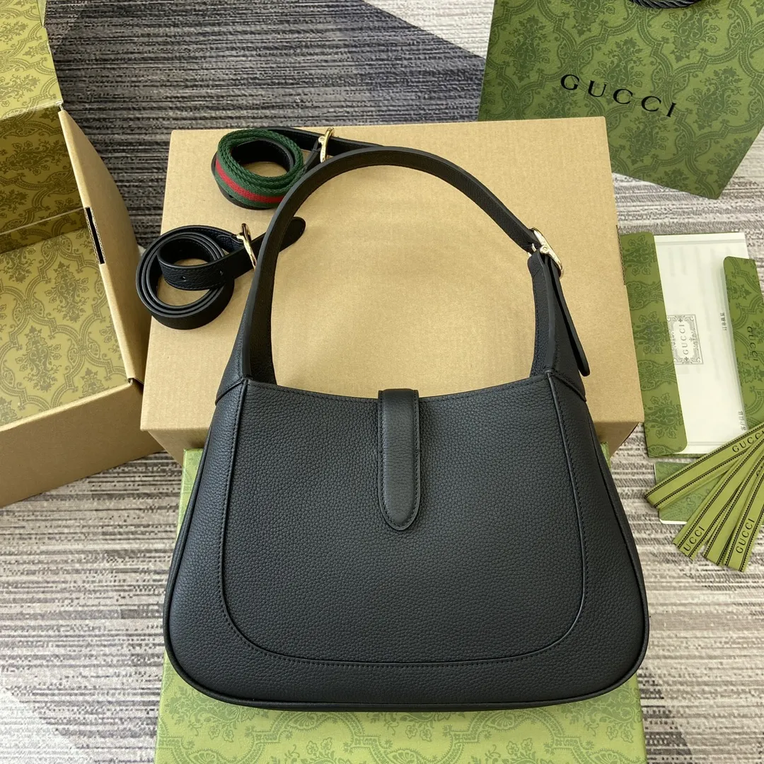 Gucci Jackie 1961 肩背包 黒色 小号 - 画像 (3)
