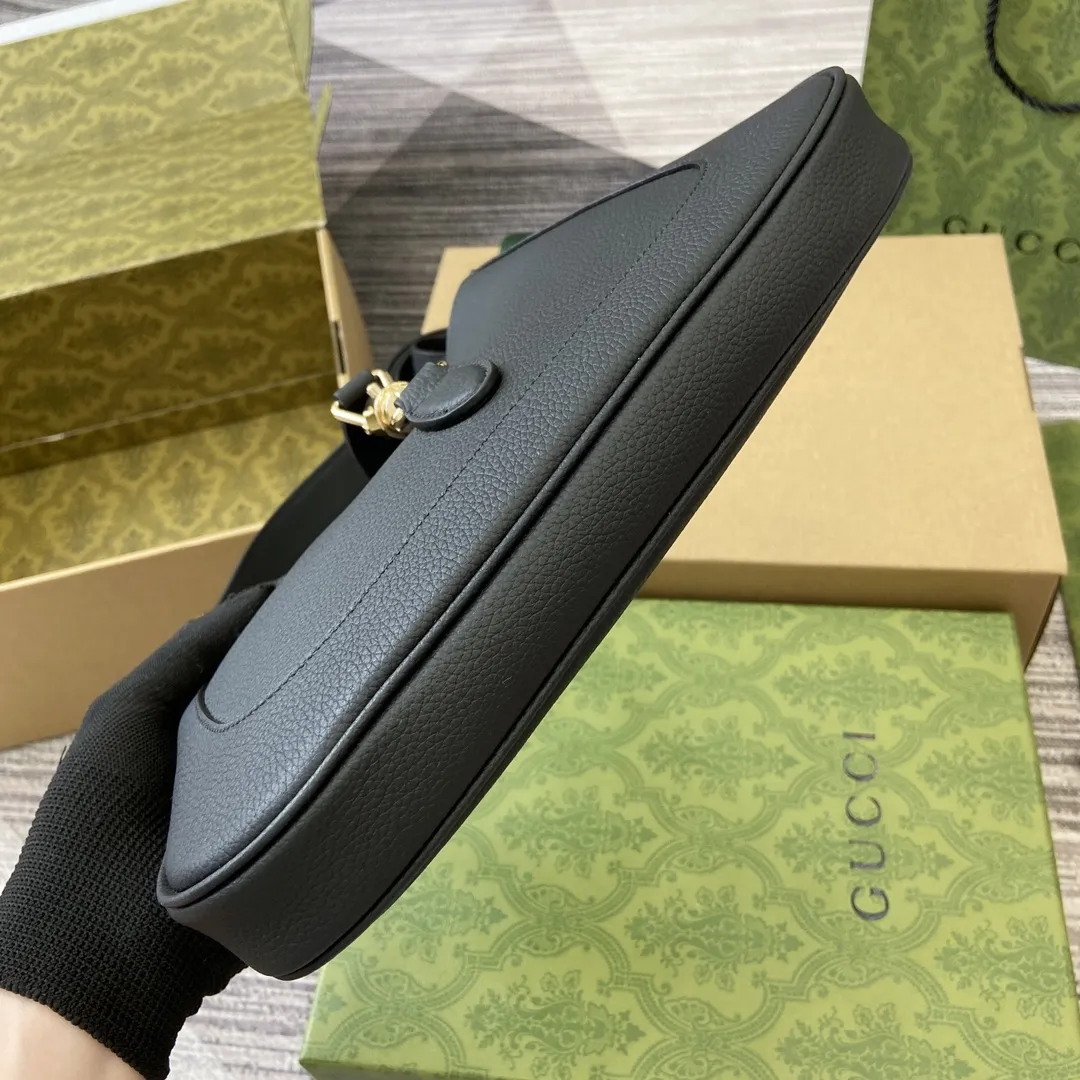 Gucci Jackie 1961 肩背包 黒色 小号 - 画像 (6)