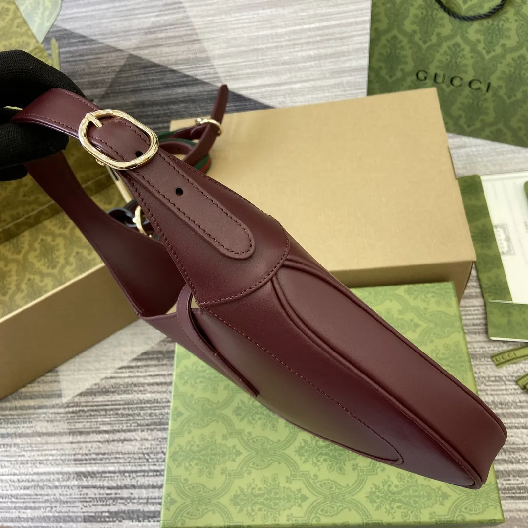 Gucci Jackie 1961 ショルダーバッググッチ アンコール レッド スモール - 画像 (4)