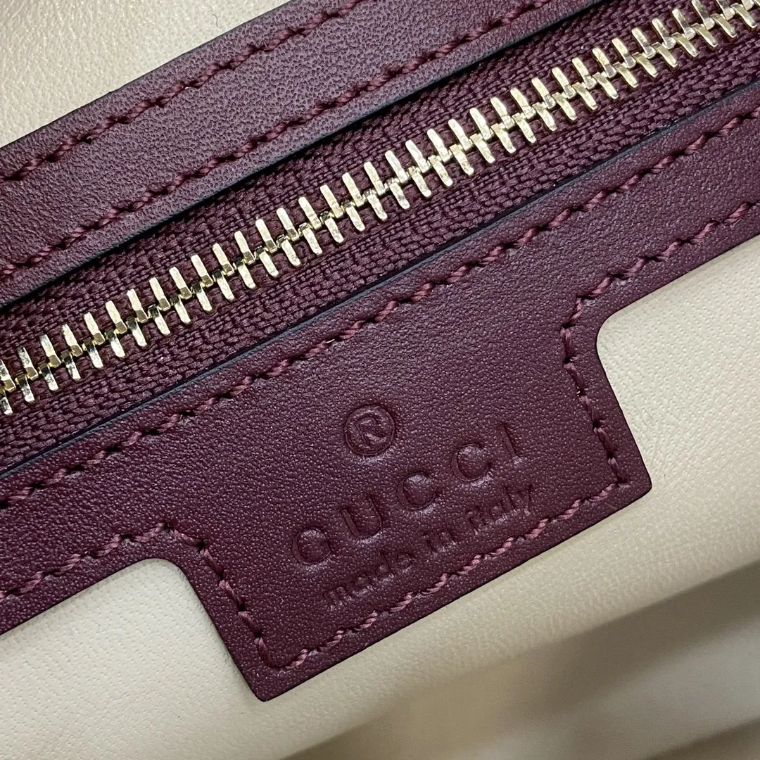 Gucci Jackie 1961 ショルダーバッググッチ アンコール レッド スモール - 画像 (10)