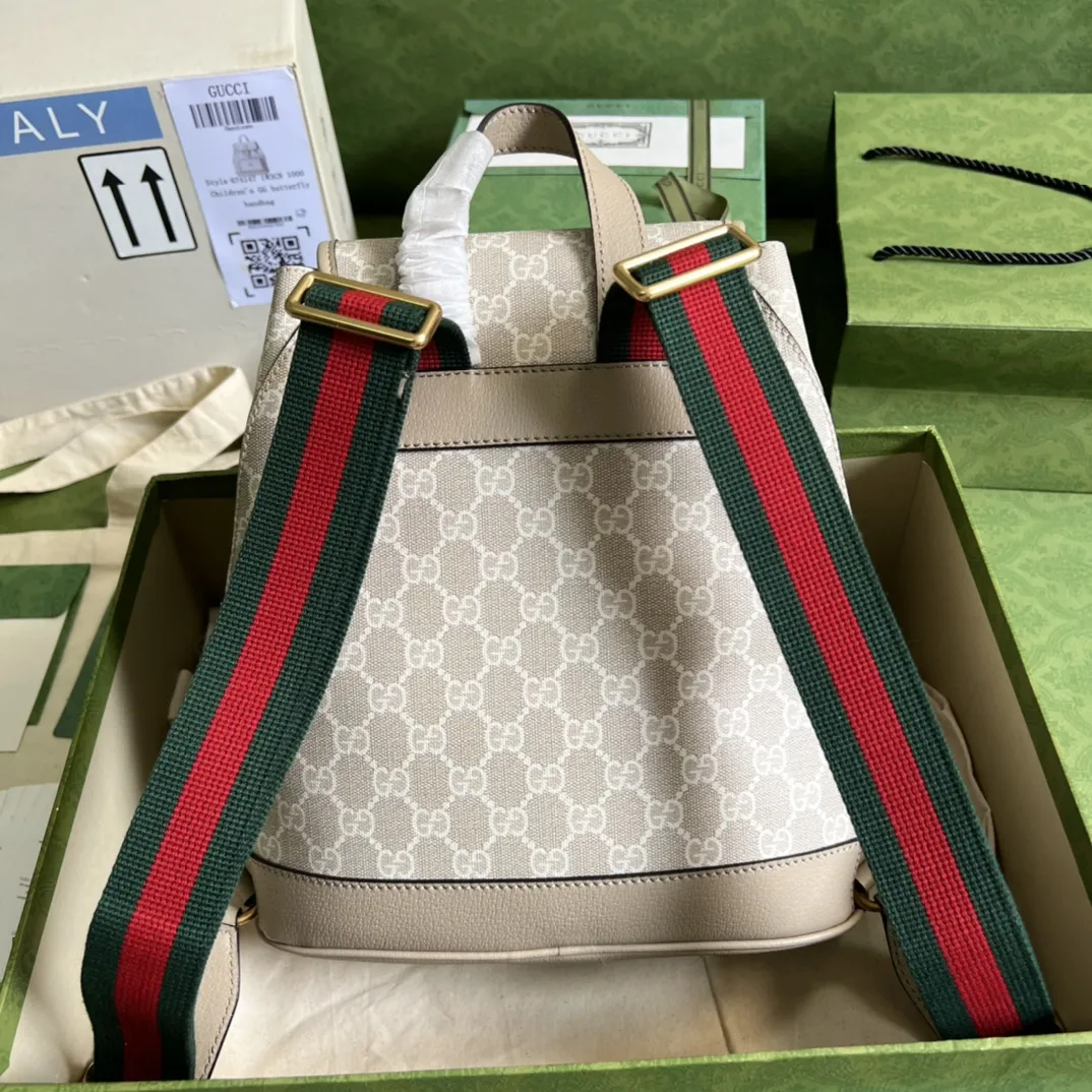 Gucci ベージュGG柄バックパック - 画像 (3)