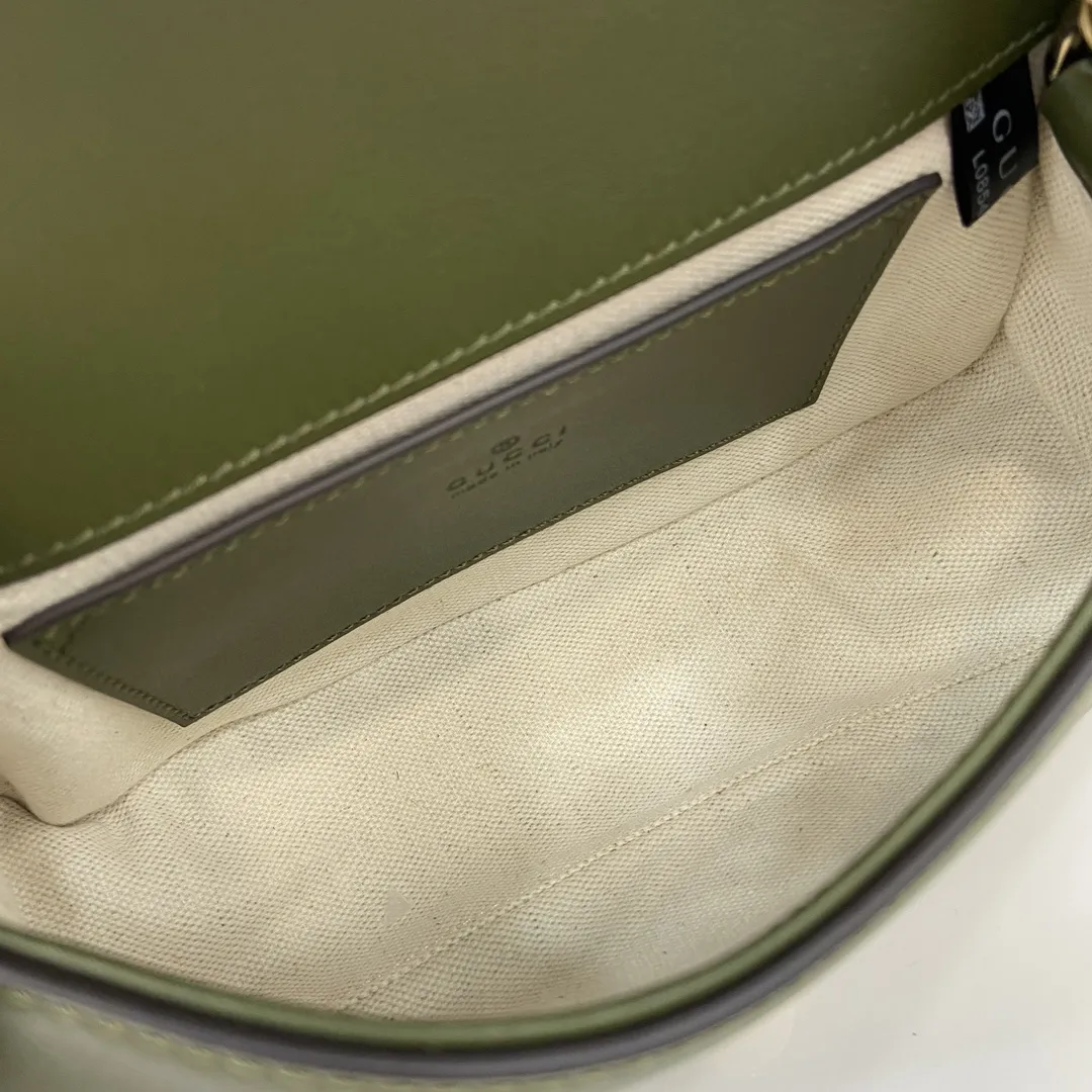 Gucci Blondie ミニショルダーバッグ 緑色 新作 - 画像 (10)