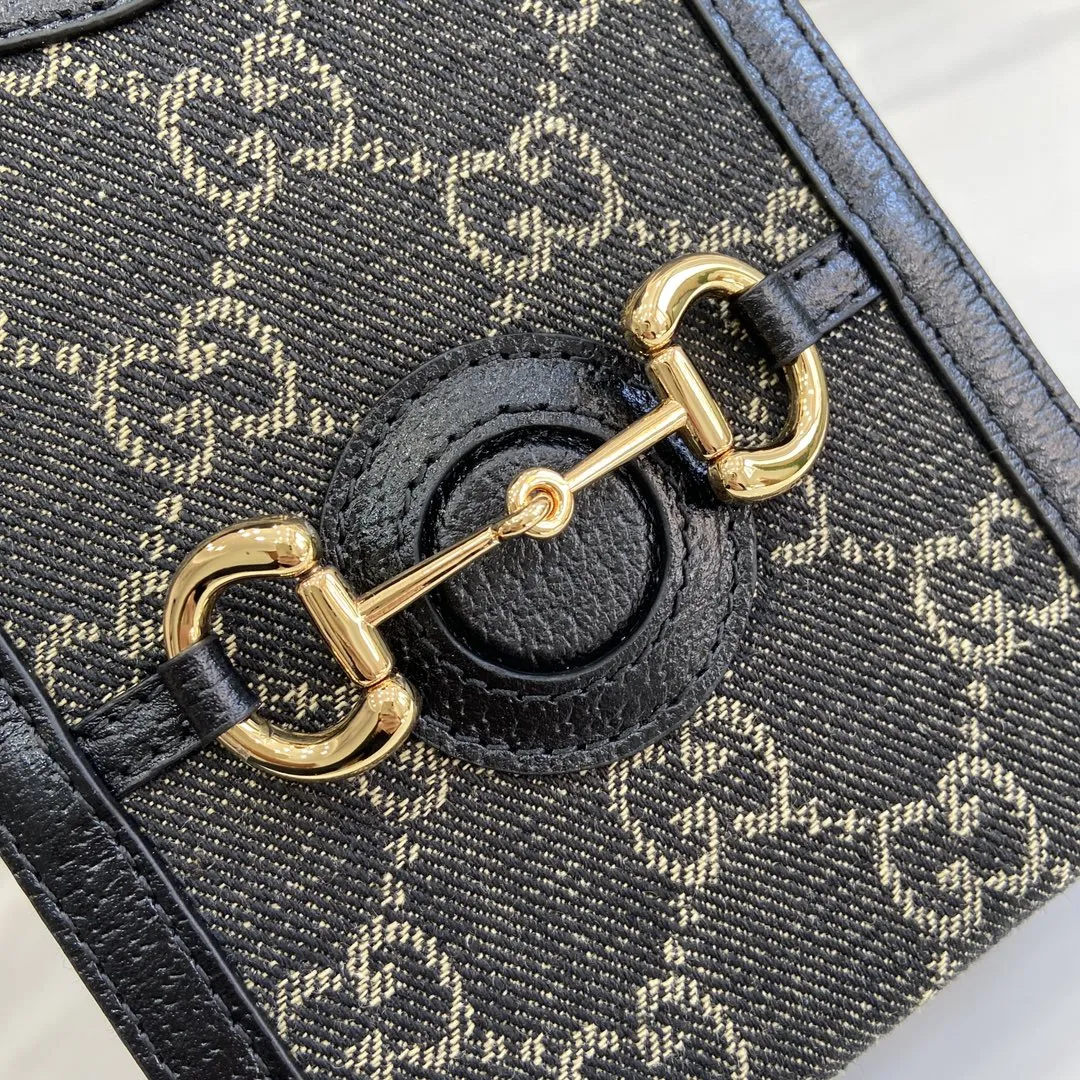 Gucci 馬具バッグ1955 ミニバッグ ブラック - 画像 (9)