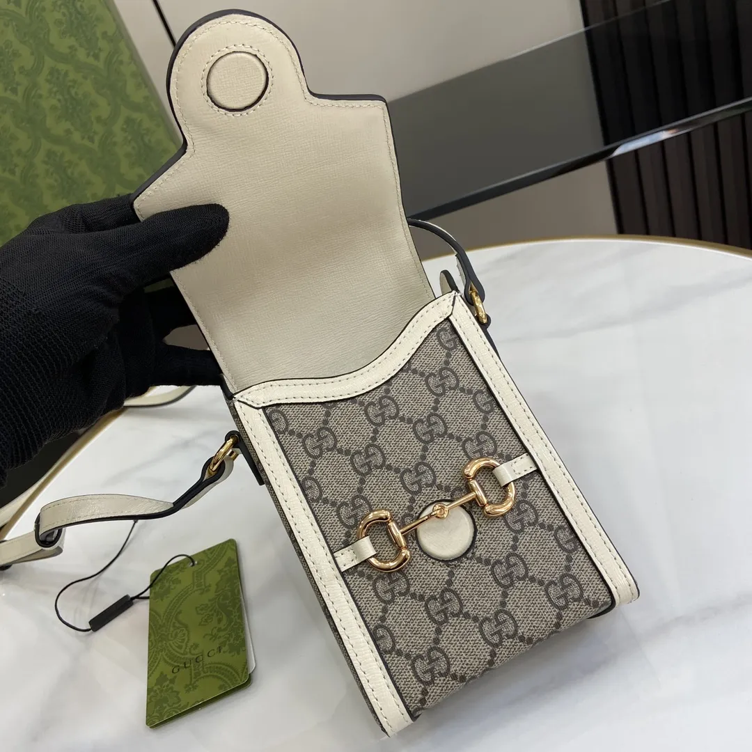 Gucci ホースビット1955 ミニバッグ ホワイトPVC - 画像 (8)