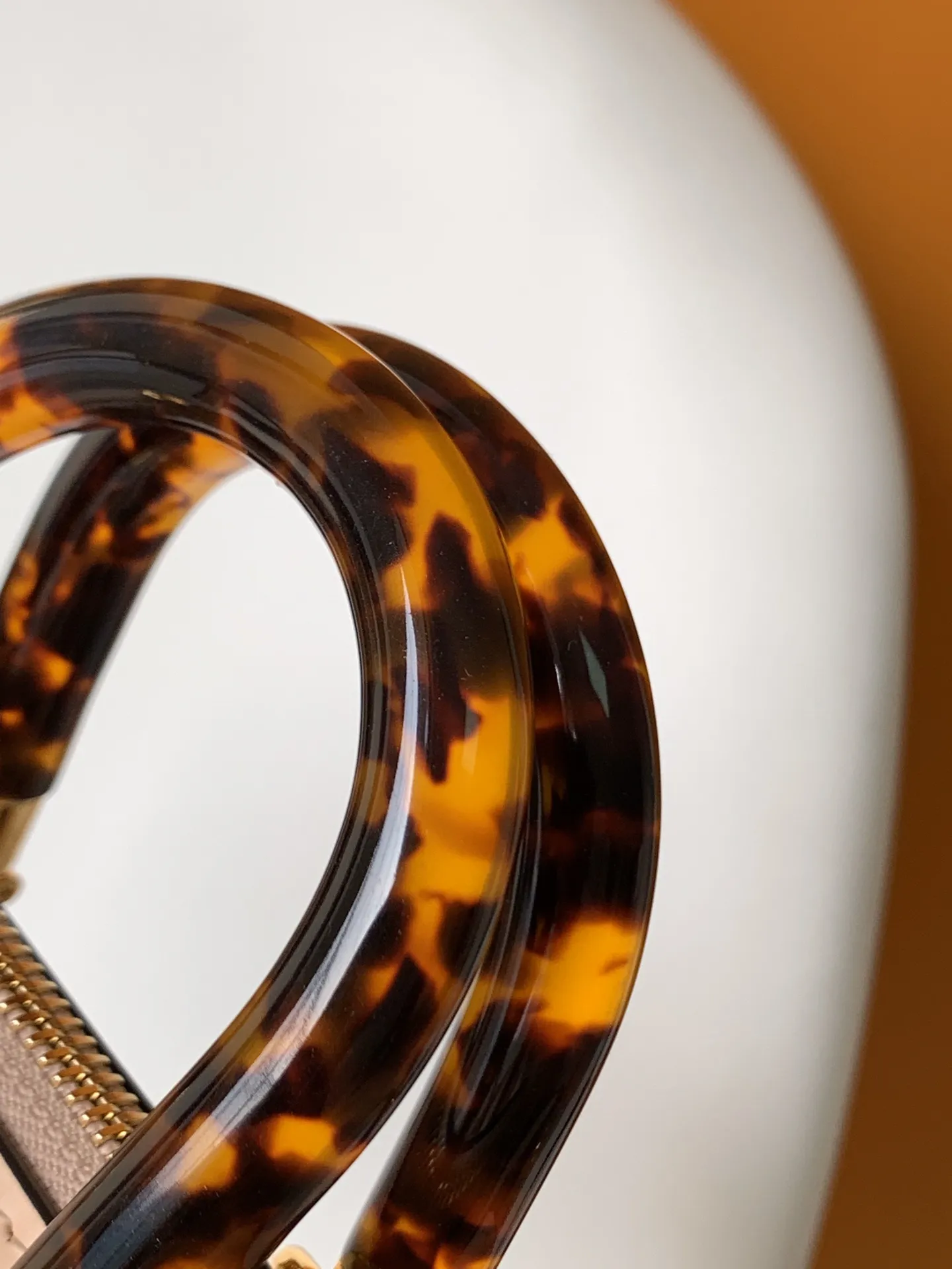 FENDI Mini ByTheWay バッグ ベージュ カalf柄ハンドル - 画像 (10)