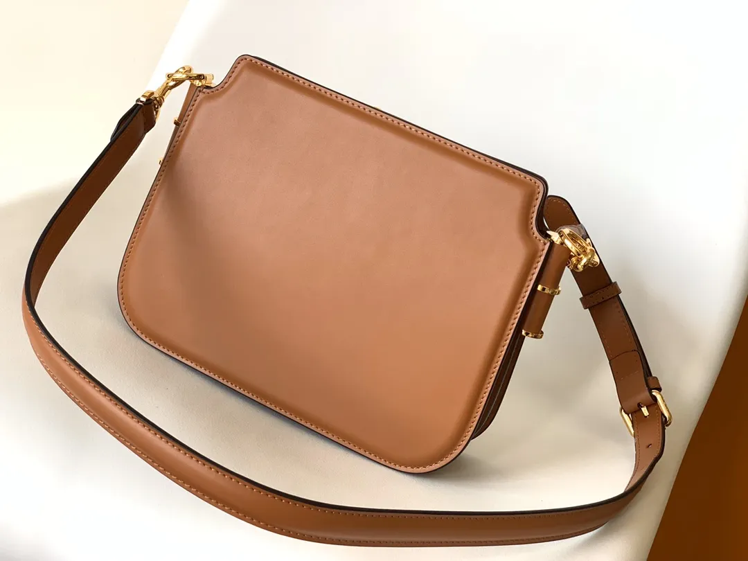 Fendi touch 風琴ハンドバッグ 茶色 レザー - 画像 (3)