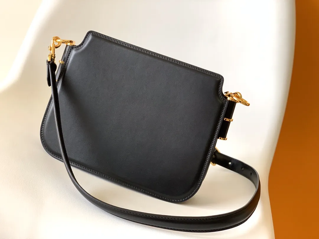 Fendi touch 風琴ハンドバッグ ブラック レザー - 画像 (3)