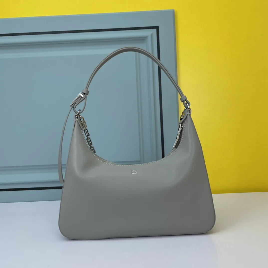 ジバンシィ Moon Cut アンダーアームバッグ グレー 大号 - 画像 (4)