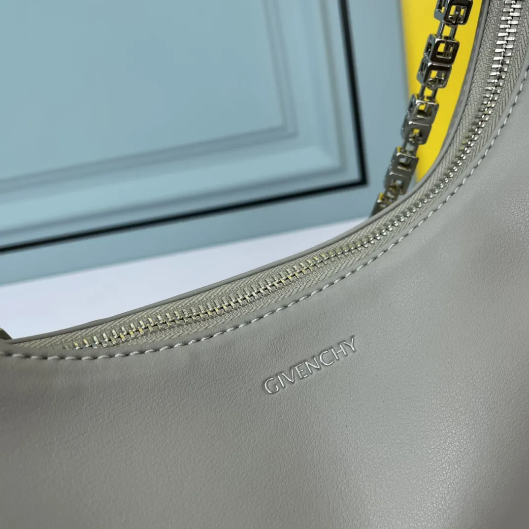 ジバンシィ Moon Cut アンダーアームバッグ グレー 大号 - 画像 (6)