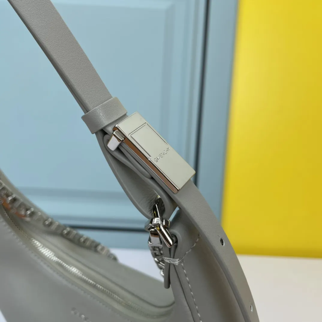 ジバンシィ Moon Cut アンダーアームバッグ グレー 大号 - 画像 (7)