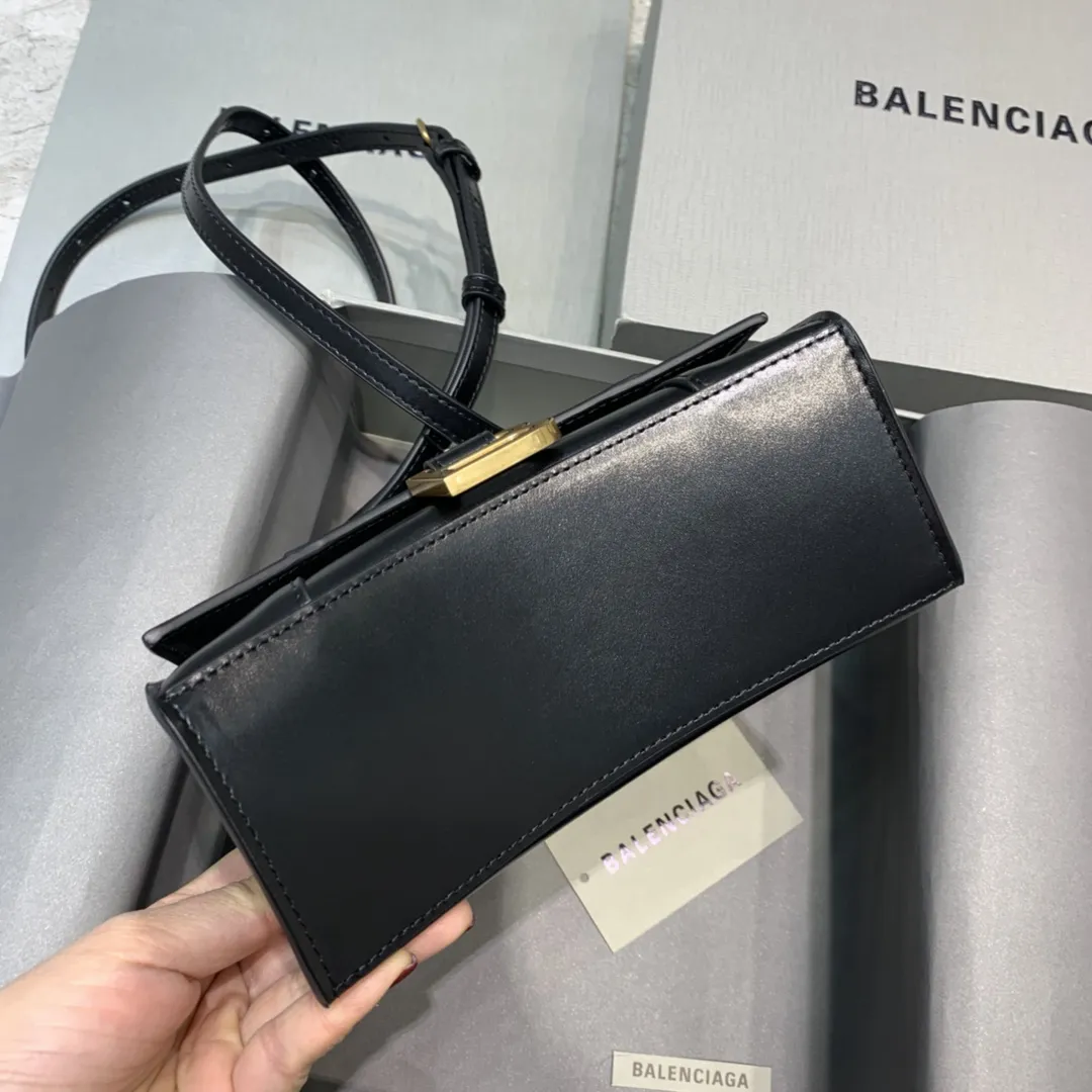 Balenciaga ミニブラック平纹沙漏バッグ - 画像 (5)