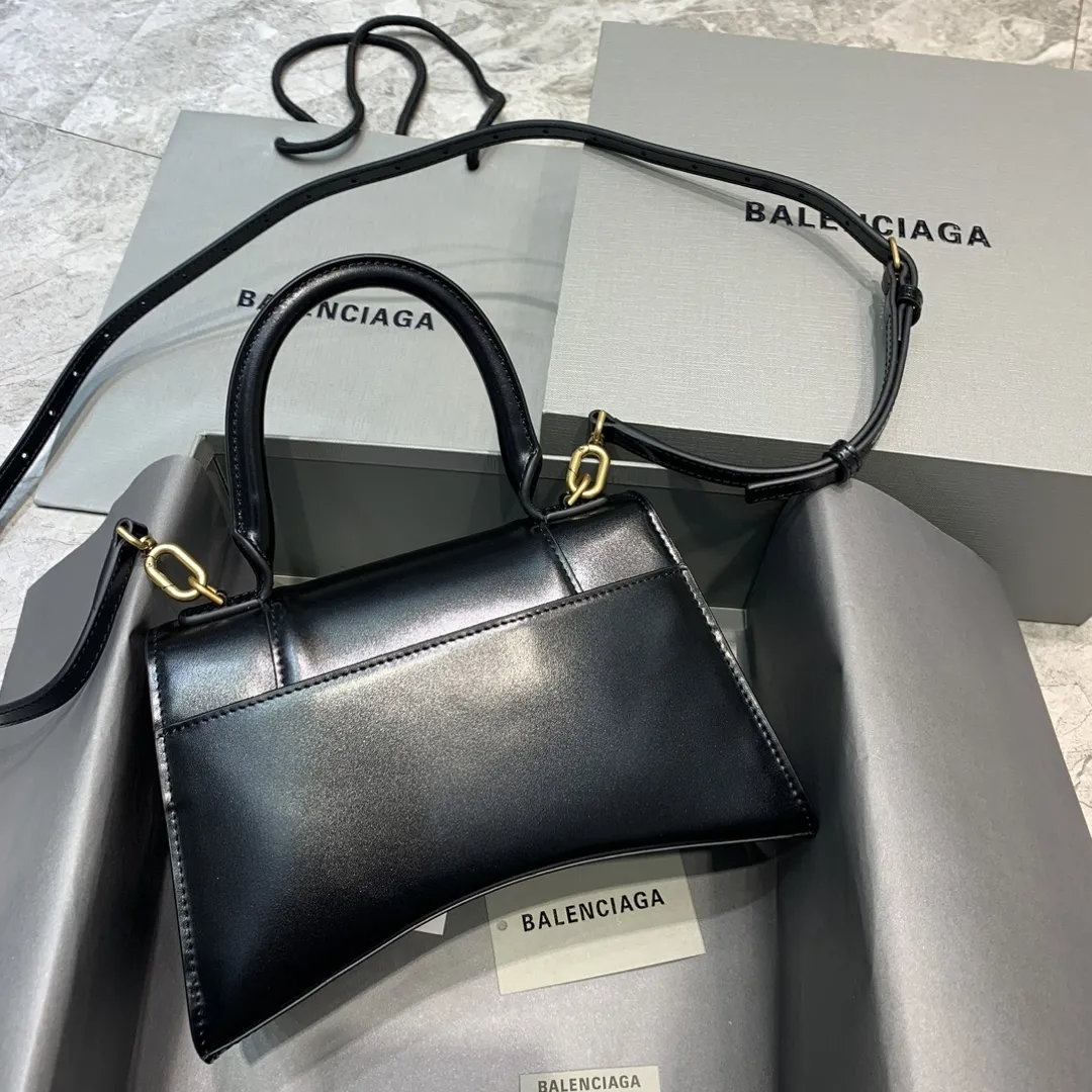 Balenciaga ブラック平纹沙漏バッグ 小号 - 画像 (3)